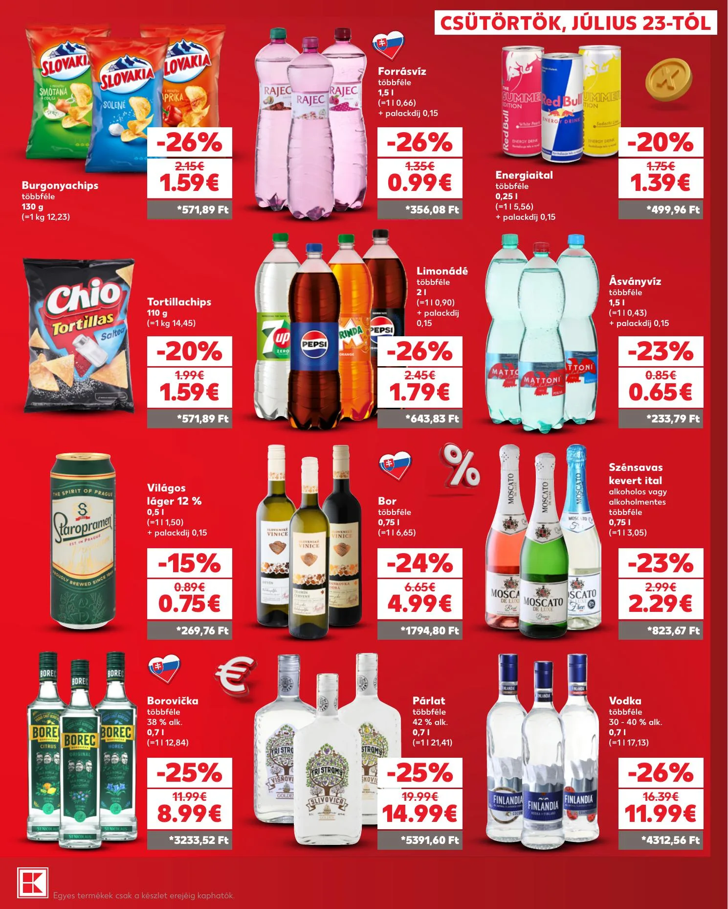 Kaufland akciós újság Dunaszerdahely Nagymegyer 07.23–07.29 – 17. oldal