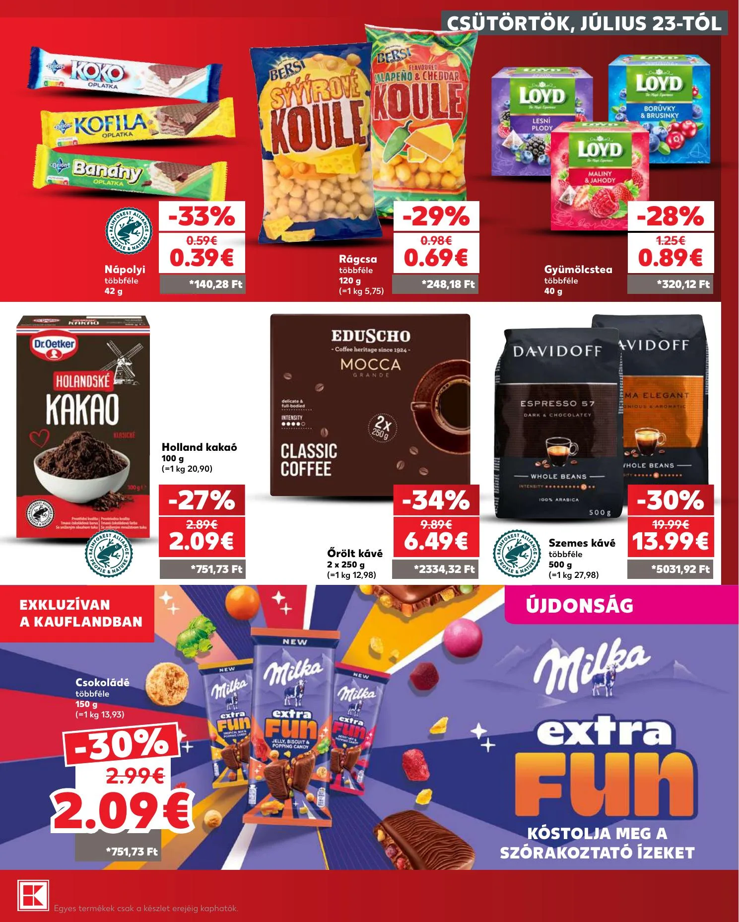Kaufland akciós újság Dunaszerdahely Nagymegyer 07.23–07.29 – 25. oldal