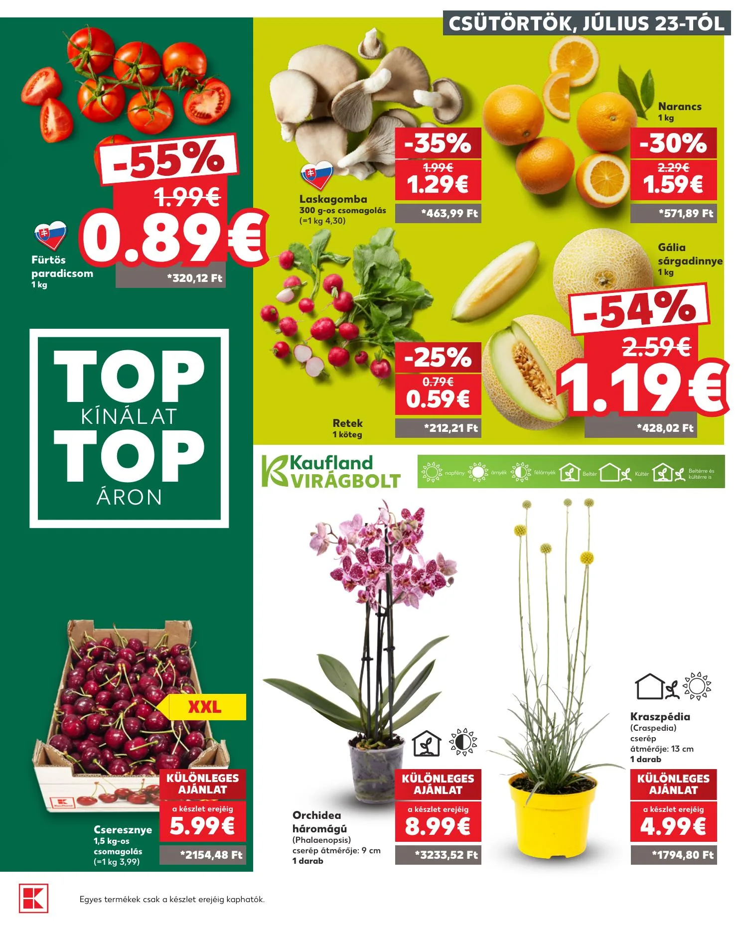 Kaufland akciós újság Dunaszerdahely Nagymegyer 07.23–07.29 – 5. oldal