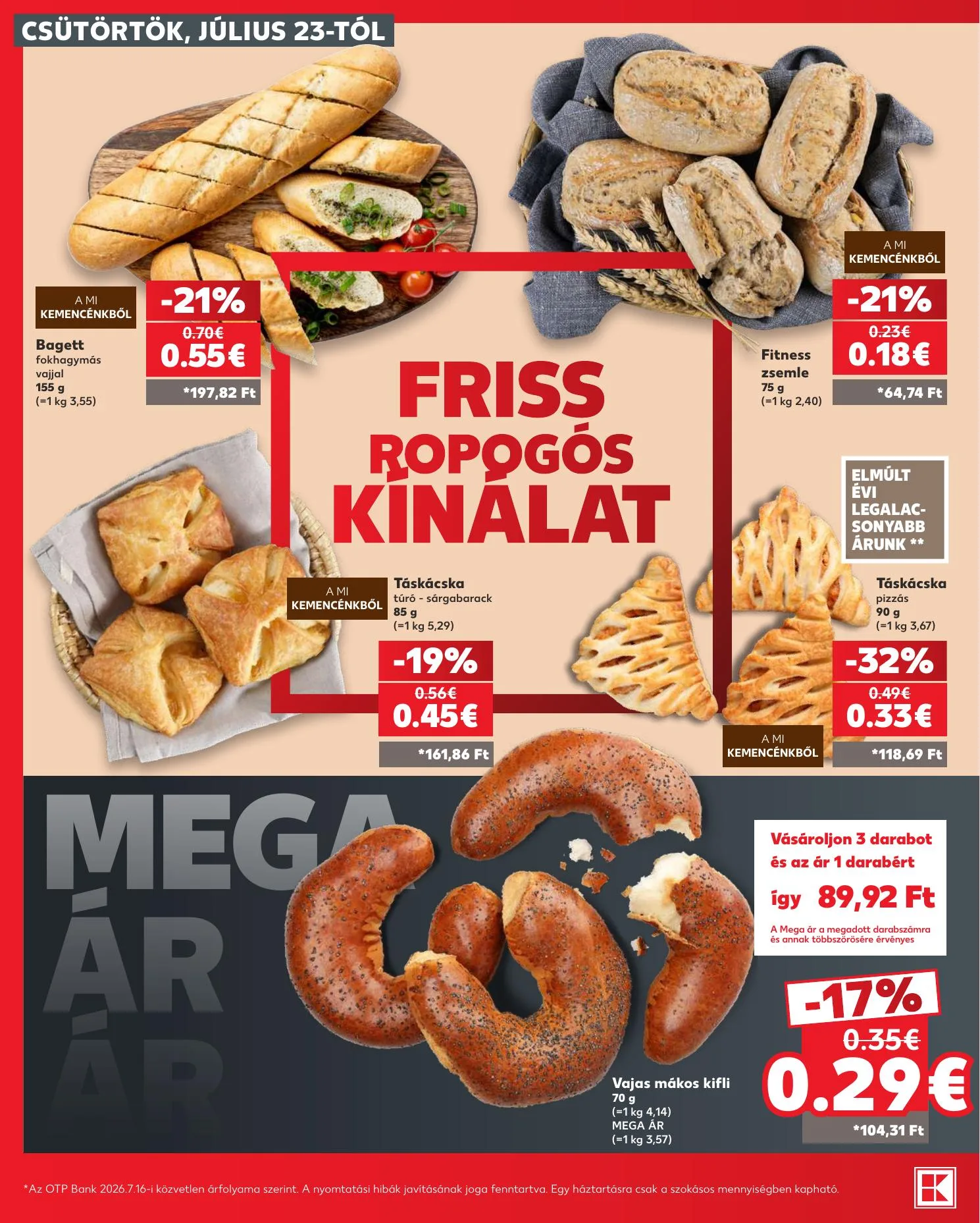 Kaufland akciós újság Dunaszerdahely Nagymegyer 07.23–07.29 – 6. oldal