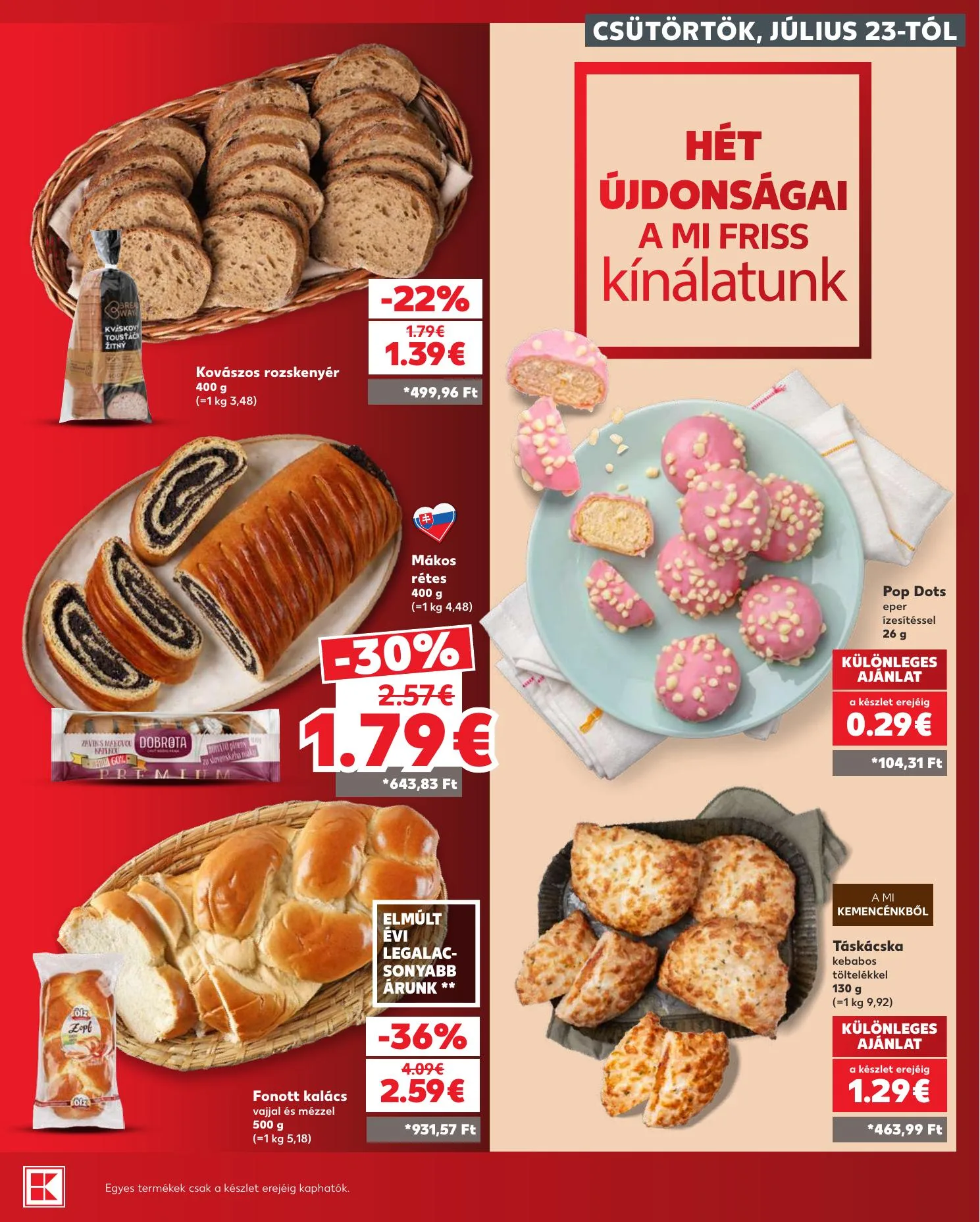 Kaufland akciós újság Dunaszerdahely Nagymegyer 07.23–07.29 – 7. oldal