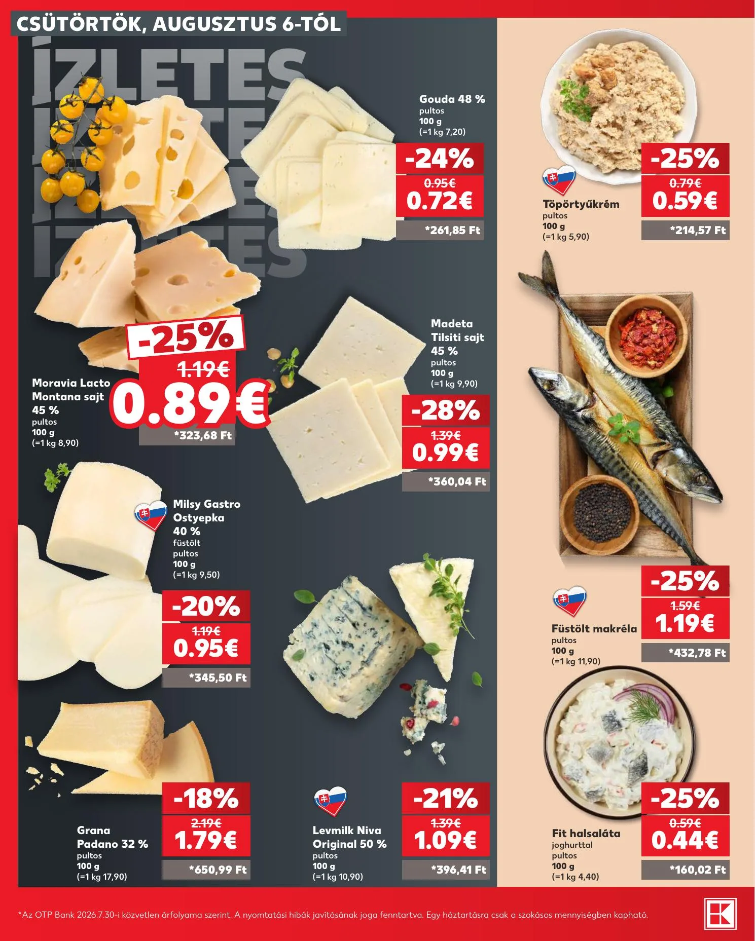 Kaufland akciós újság Dunaszerdahely Nagymegyer 08.06–08.12 – 10. oldal