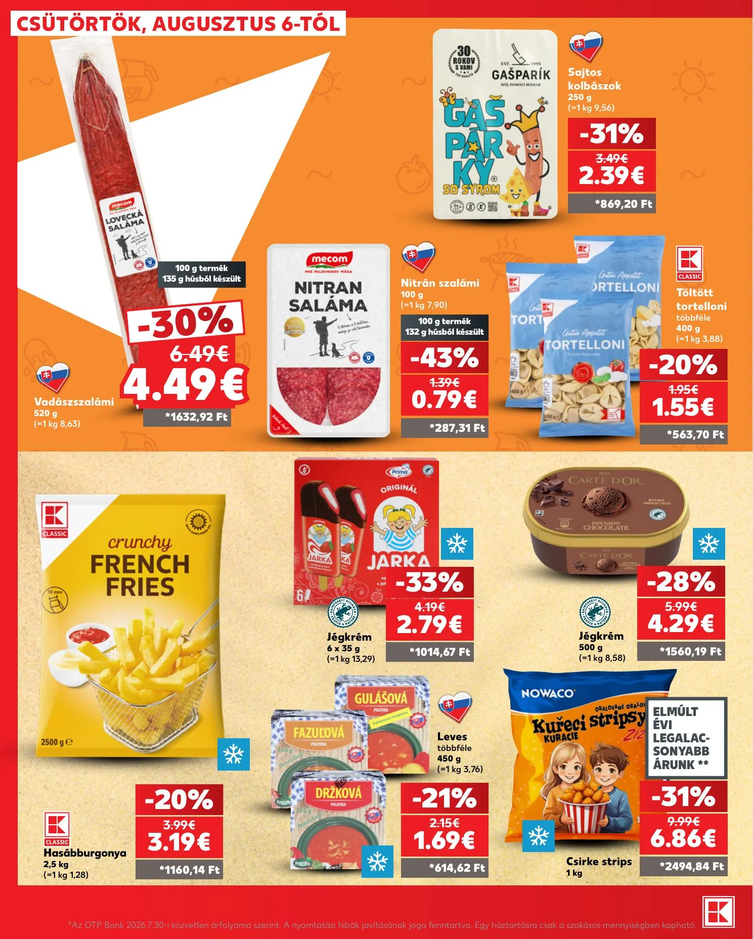 Kaufland akciós újság Dunaszerdahely Nagymegyer 08.06–08.12 – 14. oldal