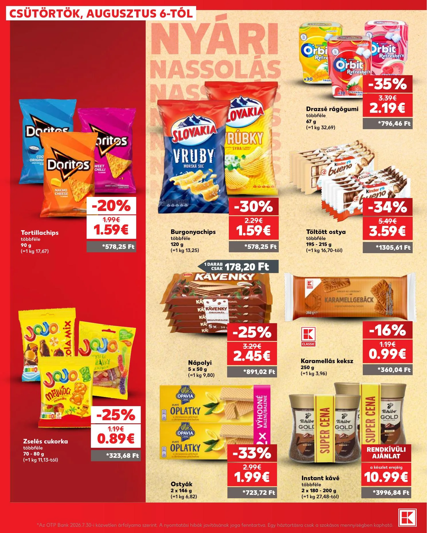 Kaufland akciós újság Dunaszerdahely Nagymegyer 08.06–08.12 – 16. oldal