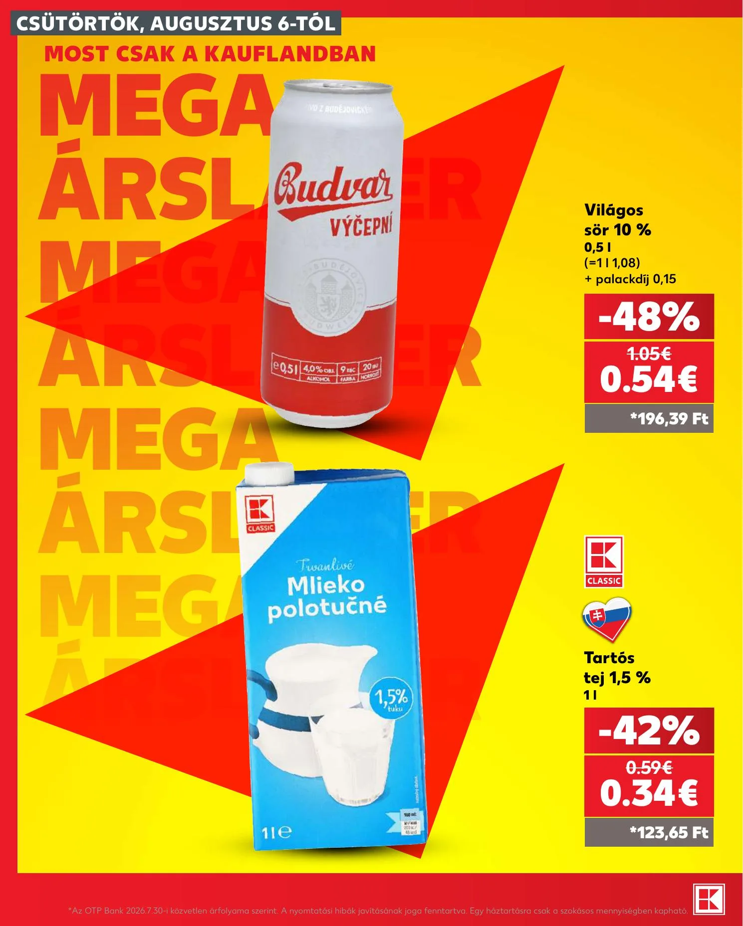 Kaufland akciós újság Dunaszerdahely Nagymegyer 08.06–08.12 – 2. oldal