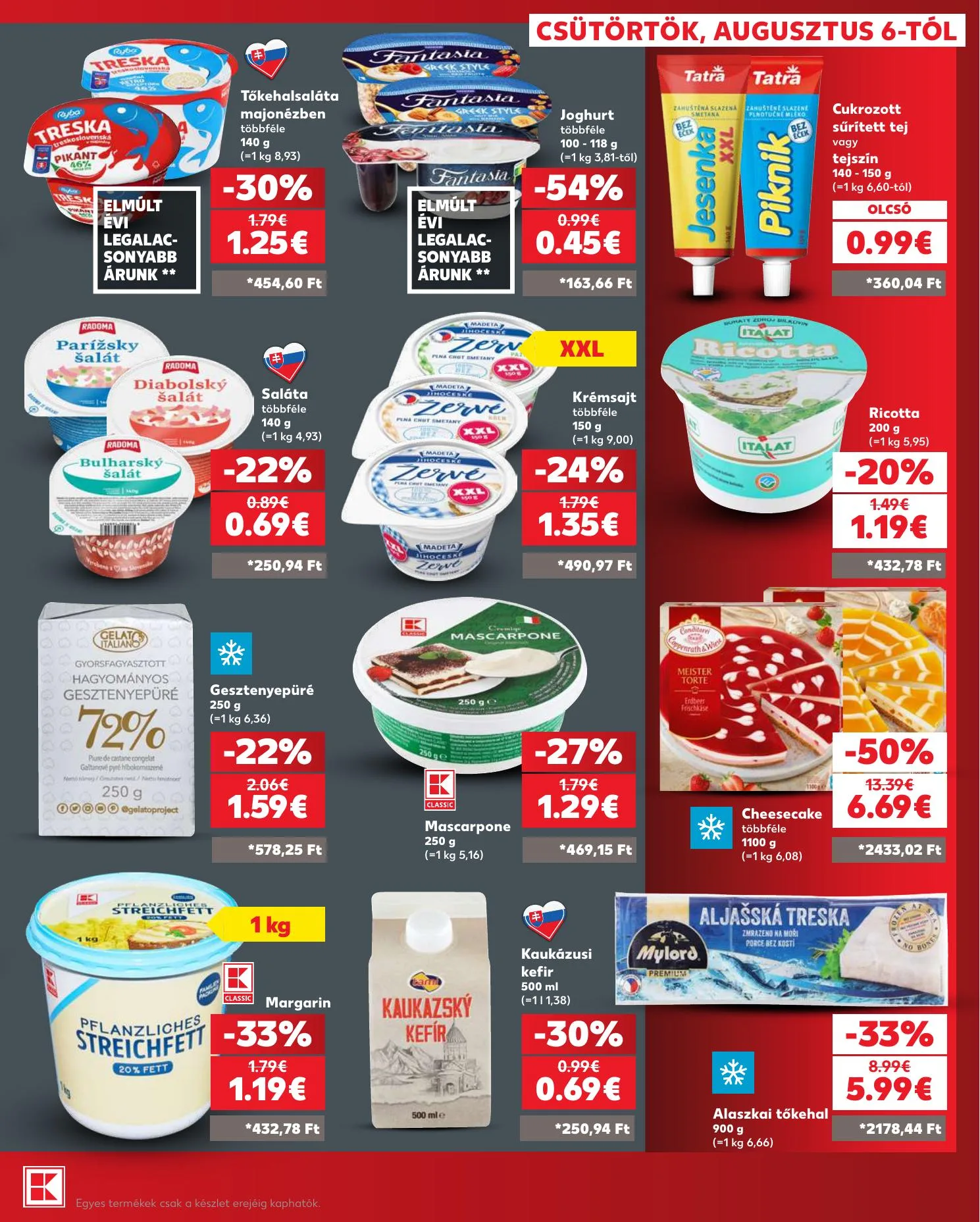 Kaufland akciós újság Dunaszerdahely Nagymegyer 08.06–08.12 – 21. oldal