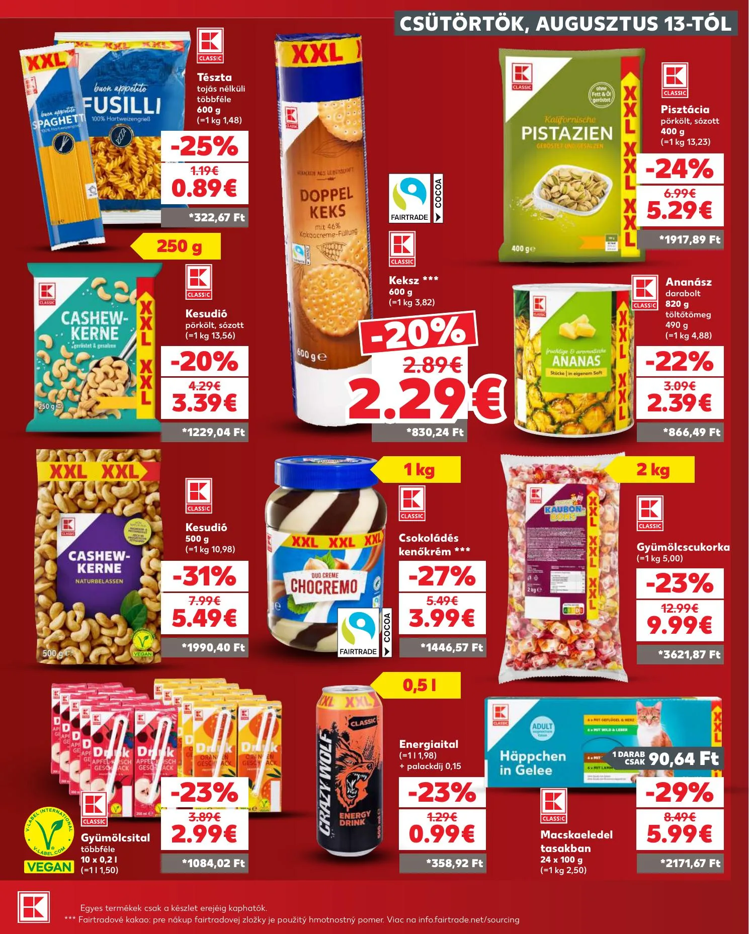 Kaufland akciós újság Dunaszerdahely Nagymegyer 08.13–08.19 – 23. oldal