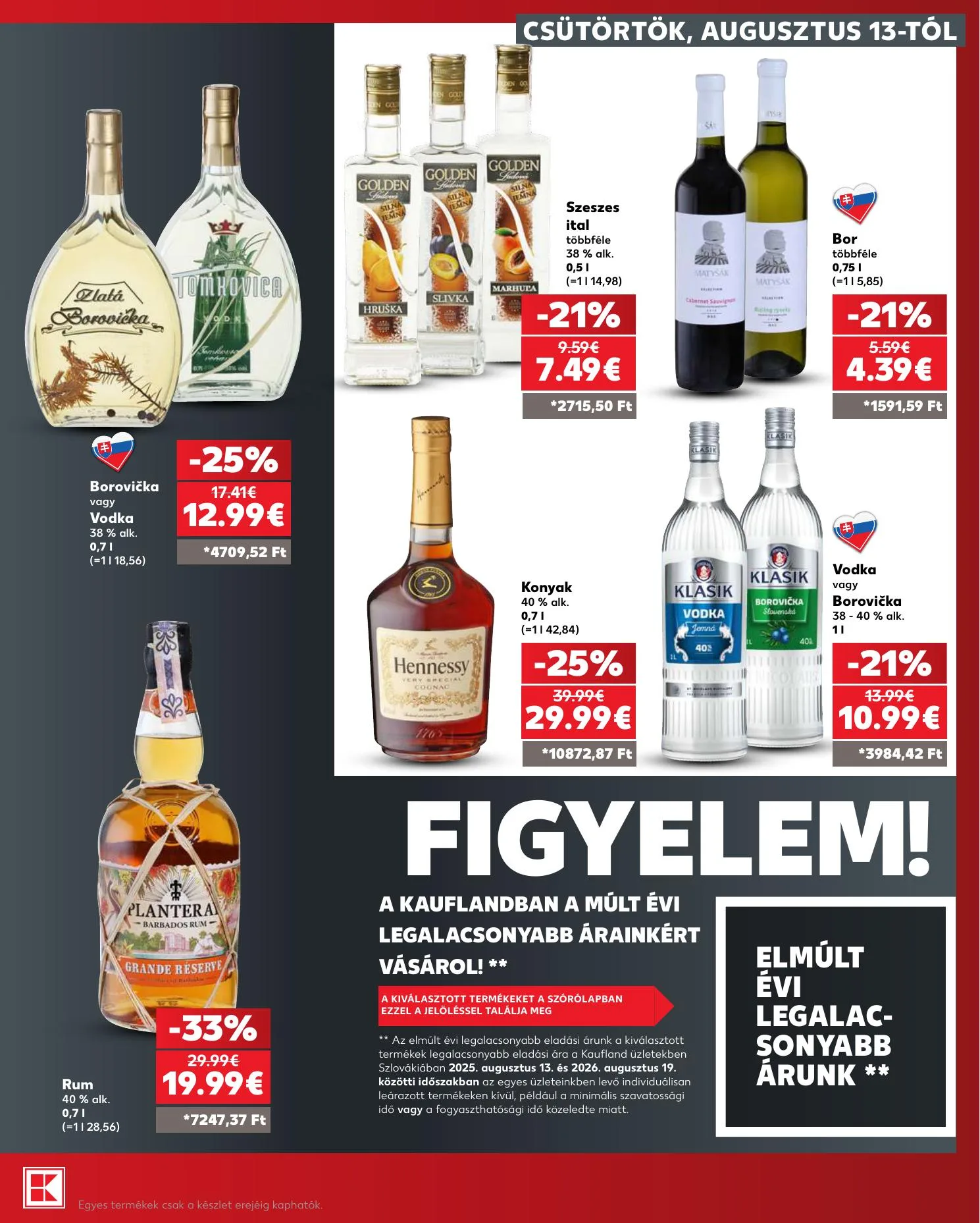 Kaufland akciós újság Dunaszerdahely Nagymegyer 08.13–08.19 – 27. oldal