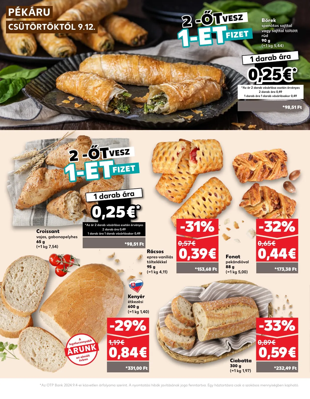 Kaufland akciós újság Losonc Rozsnyo Toketerebes Nagykurtos 09.12–09.18 – 10. oldal