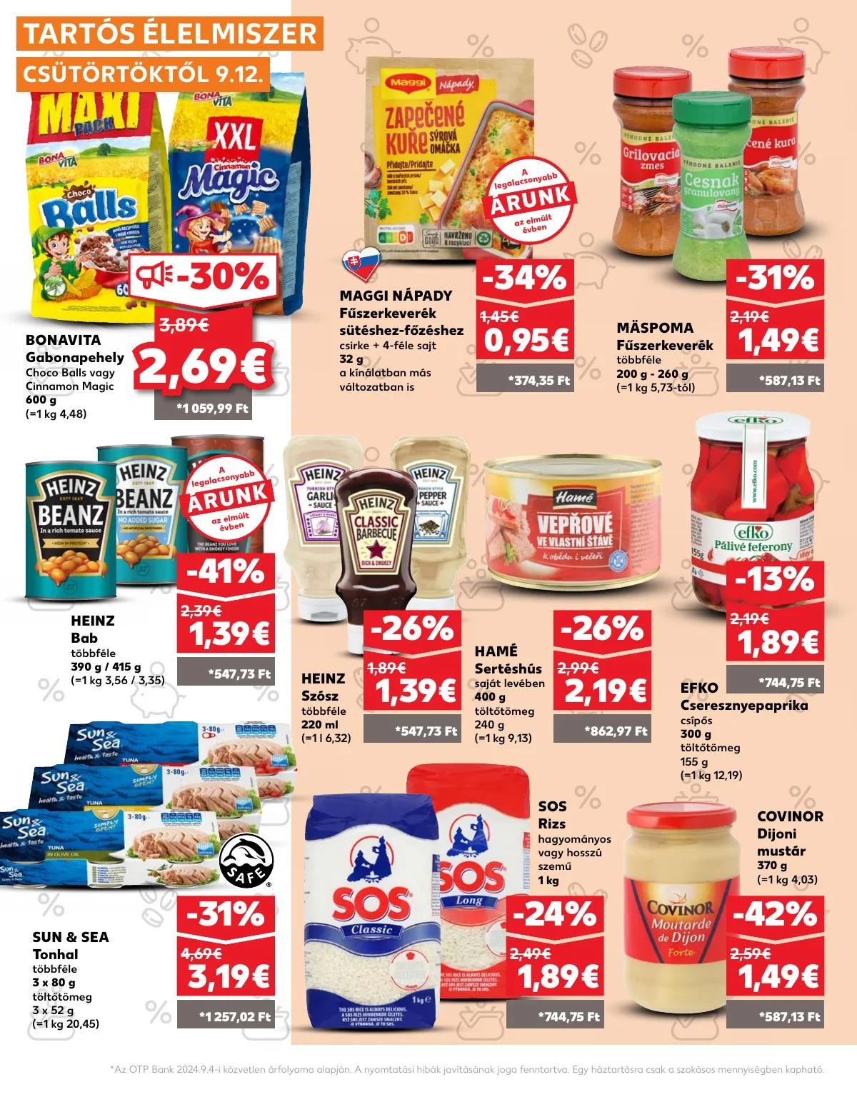 Kaufland akciós újság Losonc Rozsnyo Toketerebes Nagykurtos 09.12–09.18 – 24. oldal