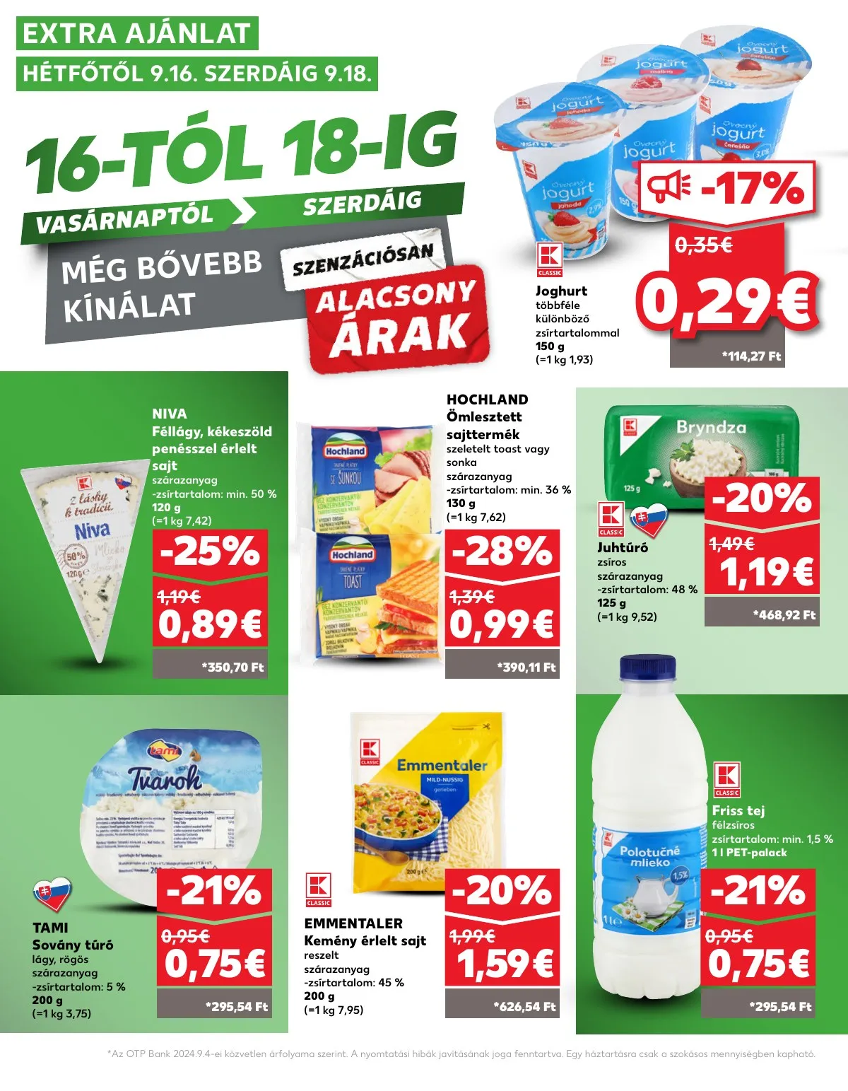 Kaufland akciós újság Losonc Rozsnyo Toketerebes Nagykurtos 09.12–09.18 – 34. oldal