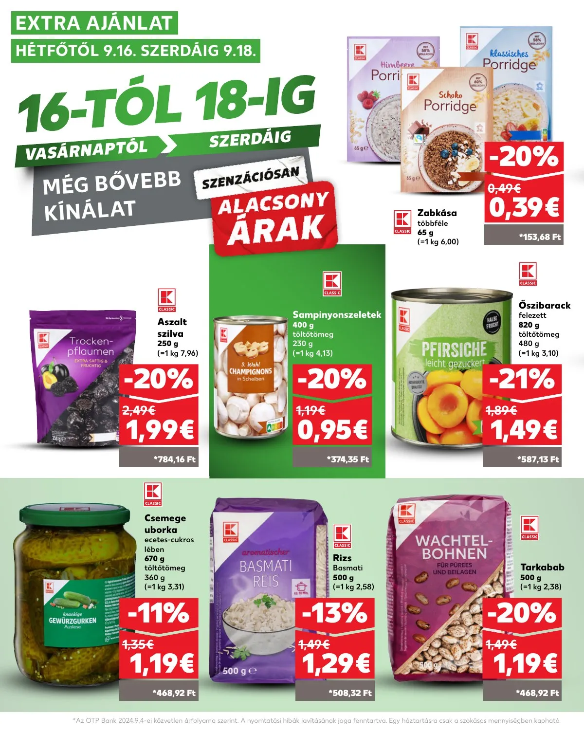 Kaufland akciós újság Losonc Rozsnyo Toketerebes Nagykurtos 09.12–09.18 – 36. oldal