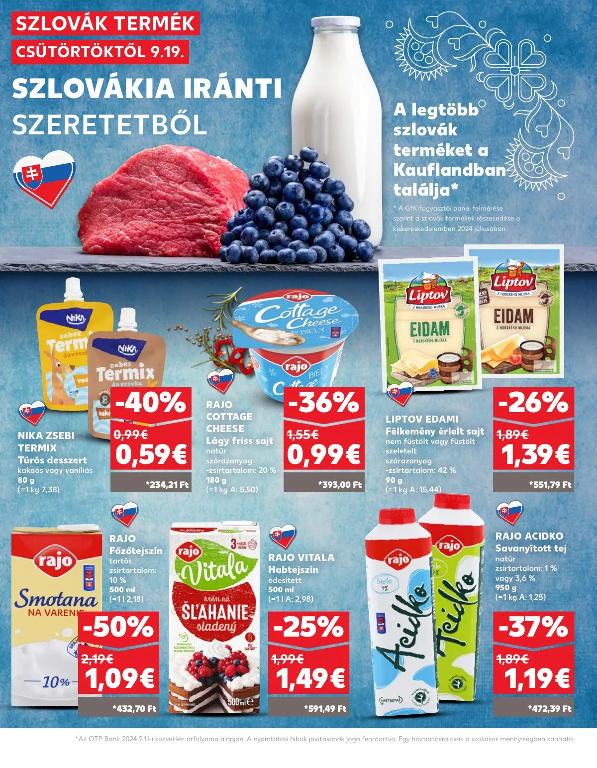 Kaufland akciós újság Losonc Rozsnyo Toketerebes Nagykurtos 09.19–09.25 – 16. oldal