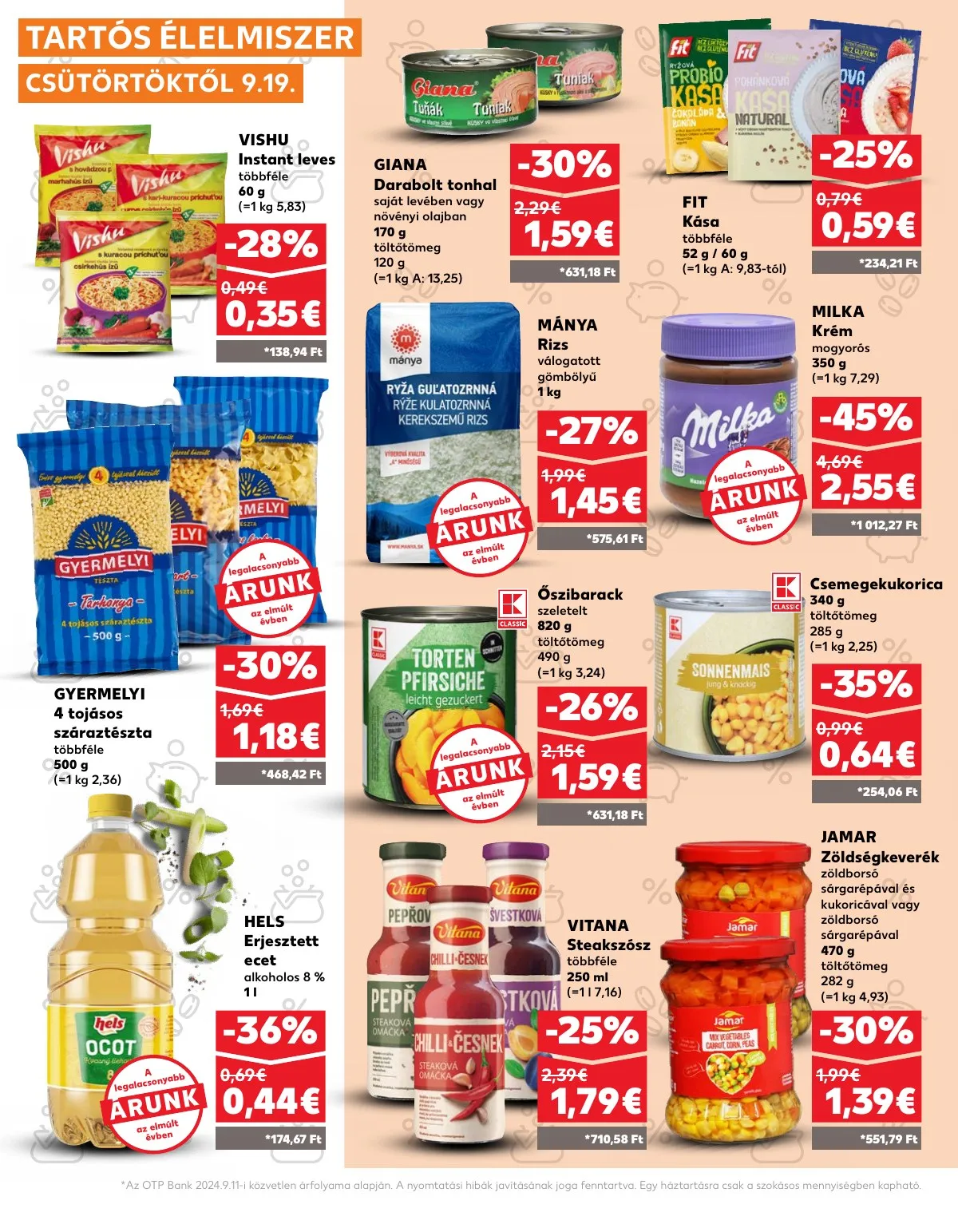 Kaufland akciós újság Losonc Rozsnyo Toketerebes Nagykurtos 09.19–09.25 – 28. oldal