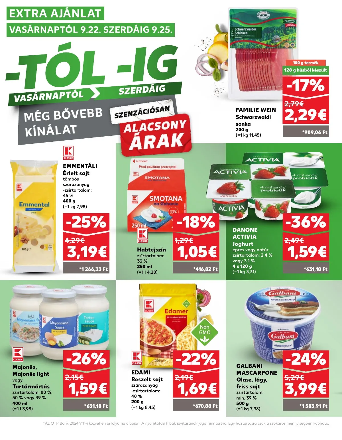 Kaufland akciós újság Losonc Rozsnyo Toketerebes Nagykurtos 09.19–09.25 – 36. oldal
