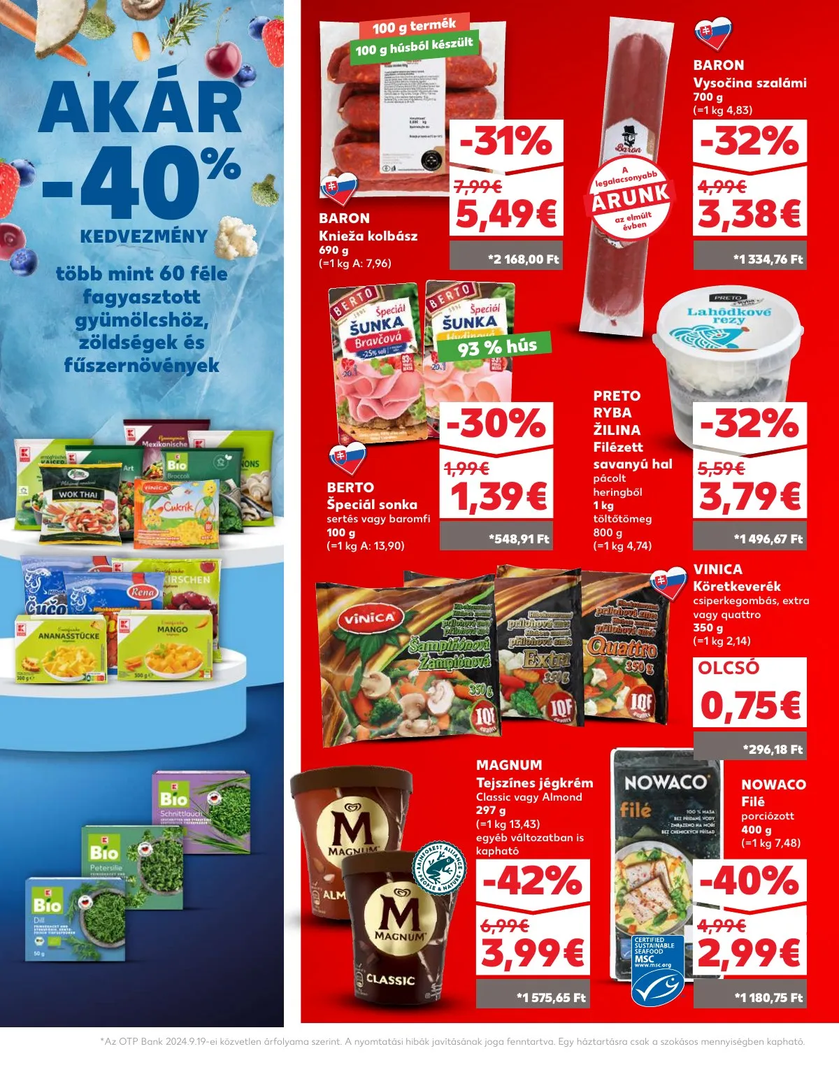 Kaufland akciós újság Losonc Rozsnyo Toketerebes Nagykurtos 09.26–10.02 – 18. oldal