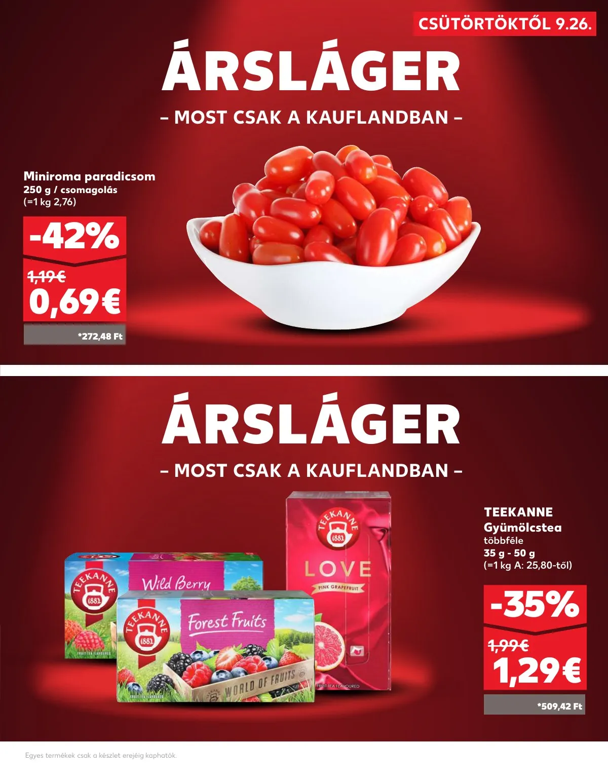 Kaufland akciós újság Losonc Rozsnyo Toketerebes Nagykurtos 09.26–10.02 – 3. oldal