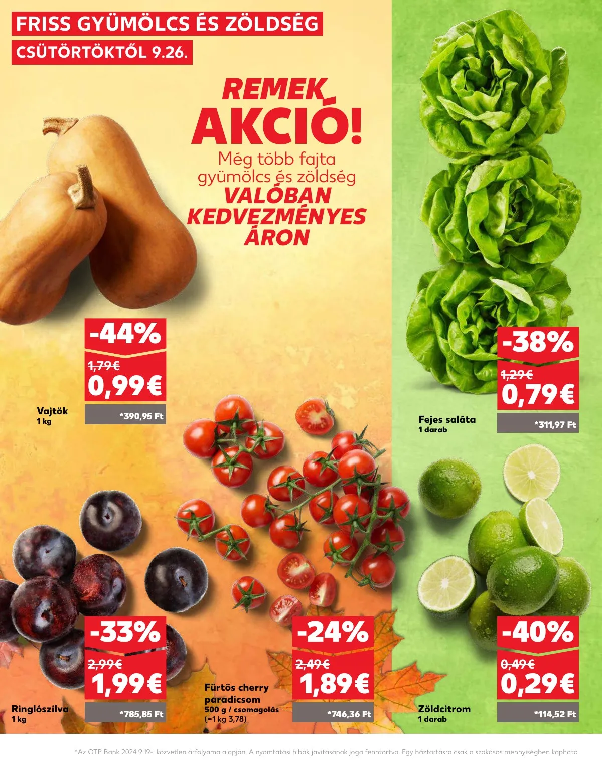 Kaufland akciós újság Losonc Rozsnyo Toketerebes Nagykurtos 09.26–10.02 – 6. oldal