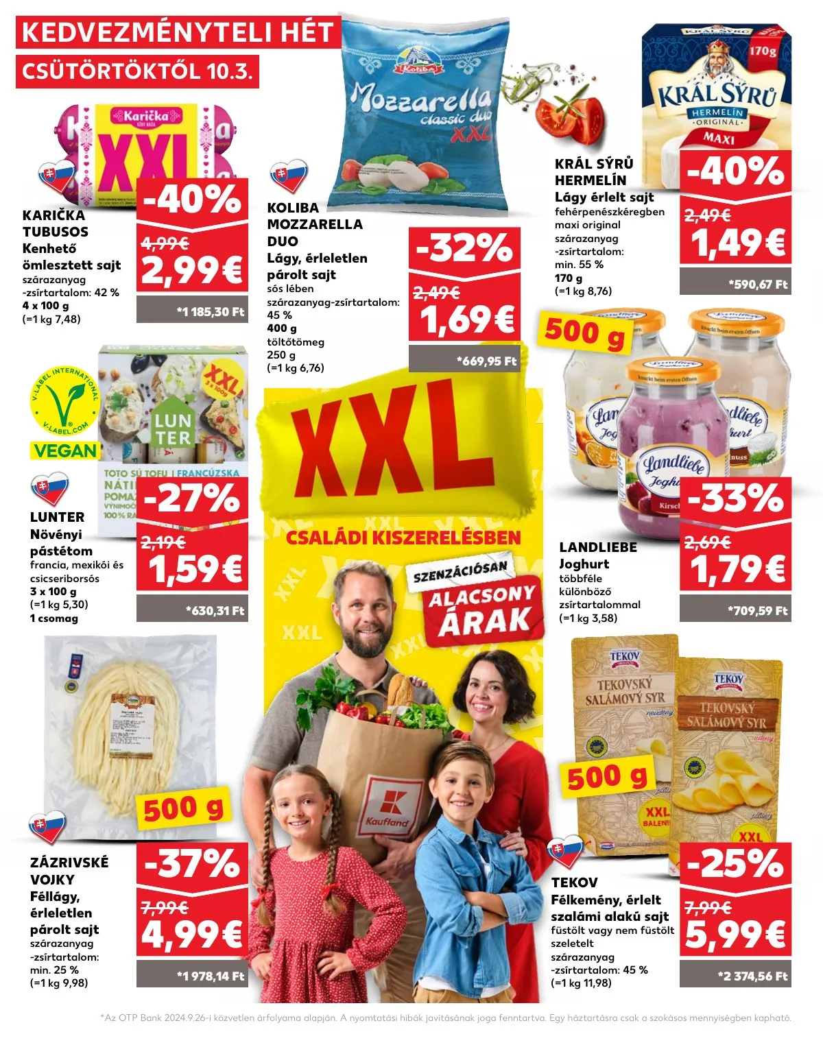 Kaufland akciós újság Losonc Rozsnyo Toketerebes Nagykurtos 10.03–10.09 – 12. oldal