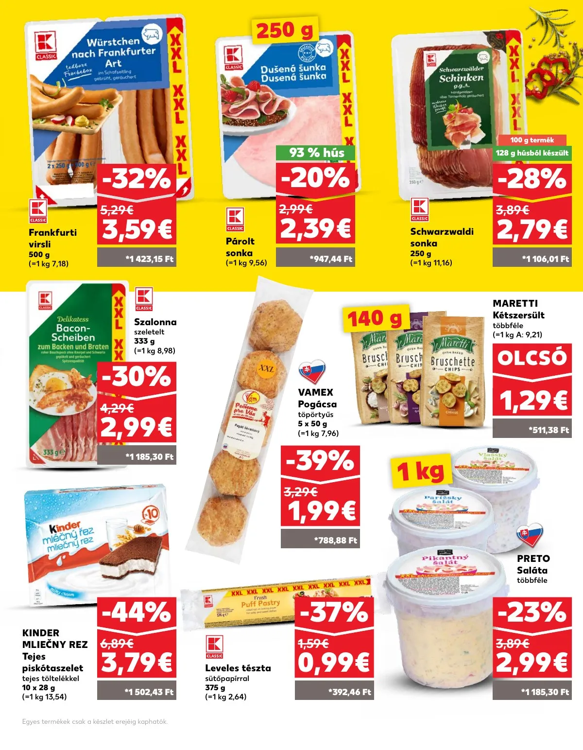 Kaufland akciós újság Losonc Rozsnyo Toketerebes Nagykurtos 10.03–10.09 – 13. oldal