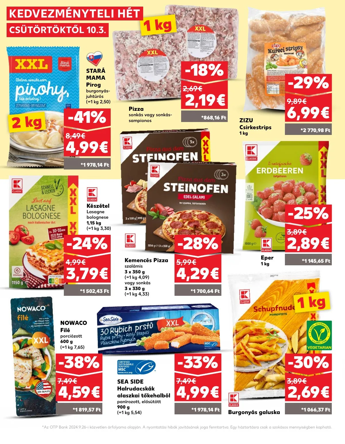 Kaufland akciós újság Losonc Rozsnyo Toketerebes Nagykurtos 10.03–10.09 – 14. oldal