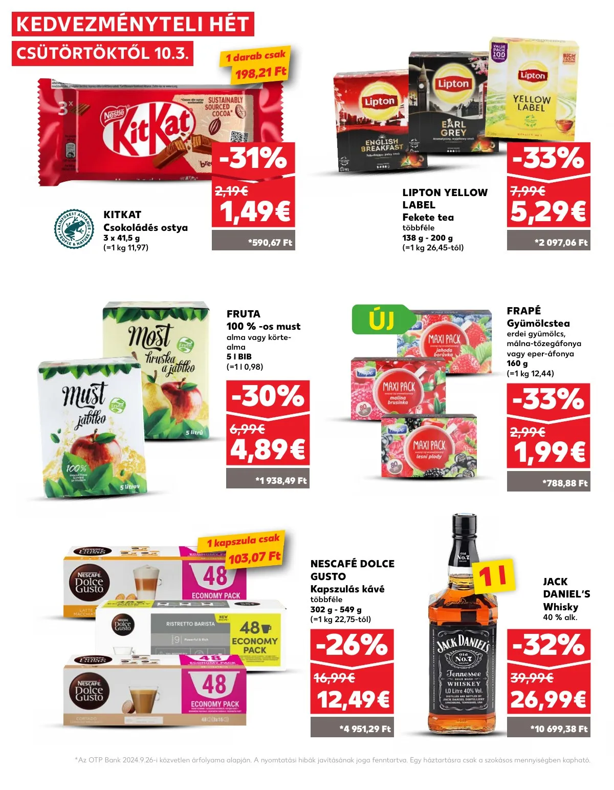 Kaufland akciós újság Losonc Rozsnyo Toketerebes Nagykurtos 10.03–10.09 – 16. oldal