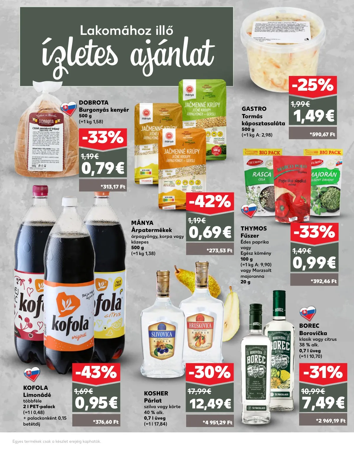 Kaufland akciós újság Losonc Rozsnyo Toketerebes Nagykurtos 10.03–10.09 – 21. oldal