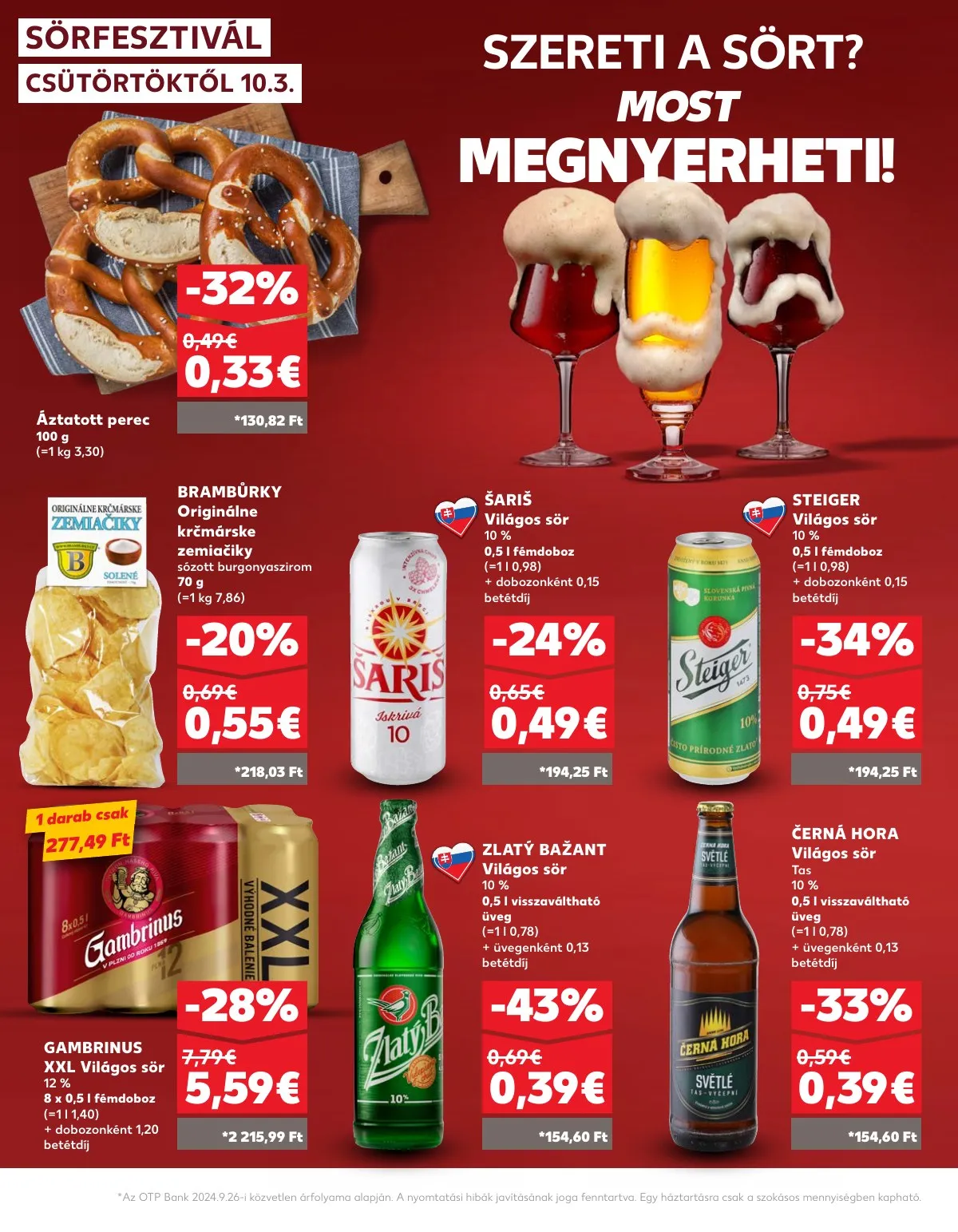 Kaufland akciós újság Losonc Rozsnyo Toketerebes Nagykurtos 10.03–10.09 – 22. oldal