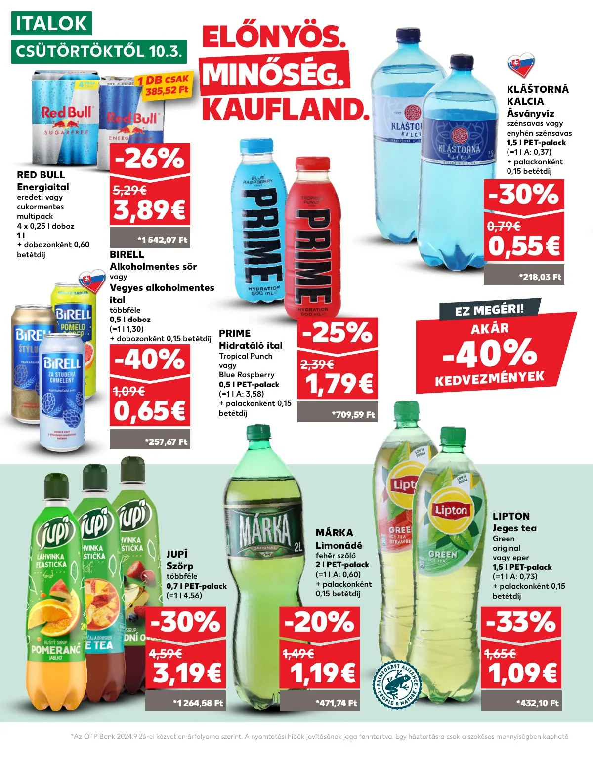 Kaufland akciós újság Losonc Rozsnyo Toketerebes Nagykurtos 10.03–10.09 – 24. oldal
