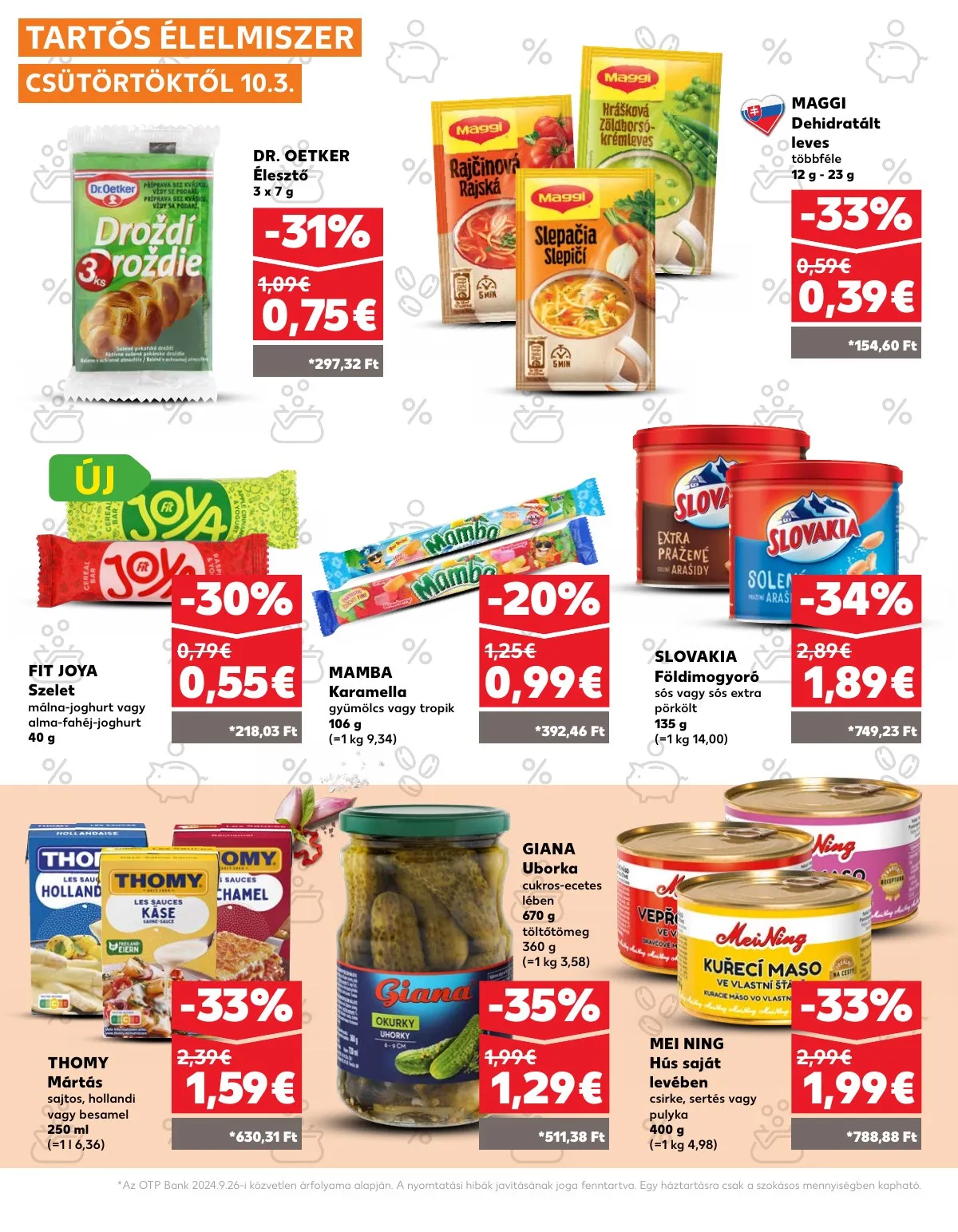 Kaufland akciós újság Losonc Rozsnyo Toketerebes Nagykurtos 10.03–10.09 – 26. oldal