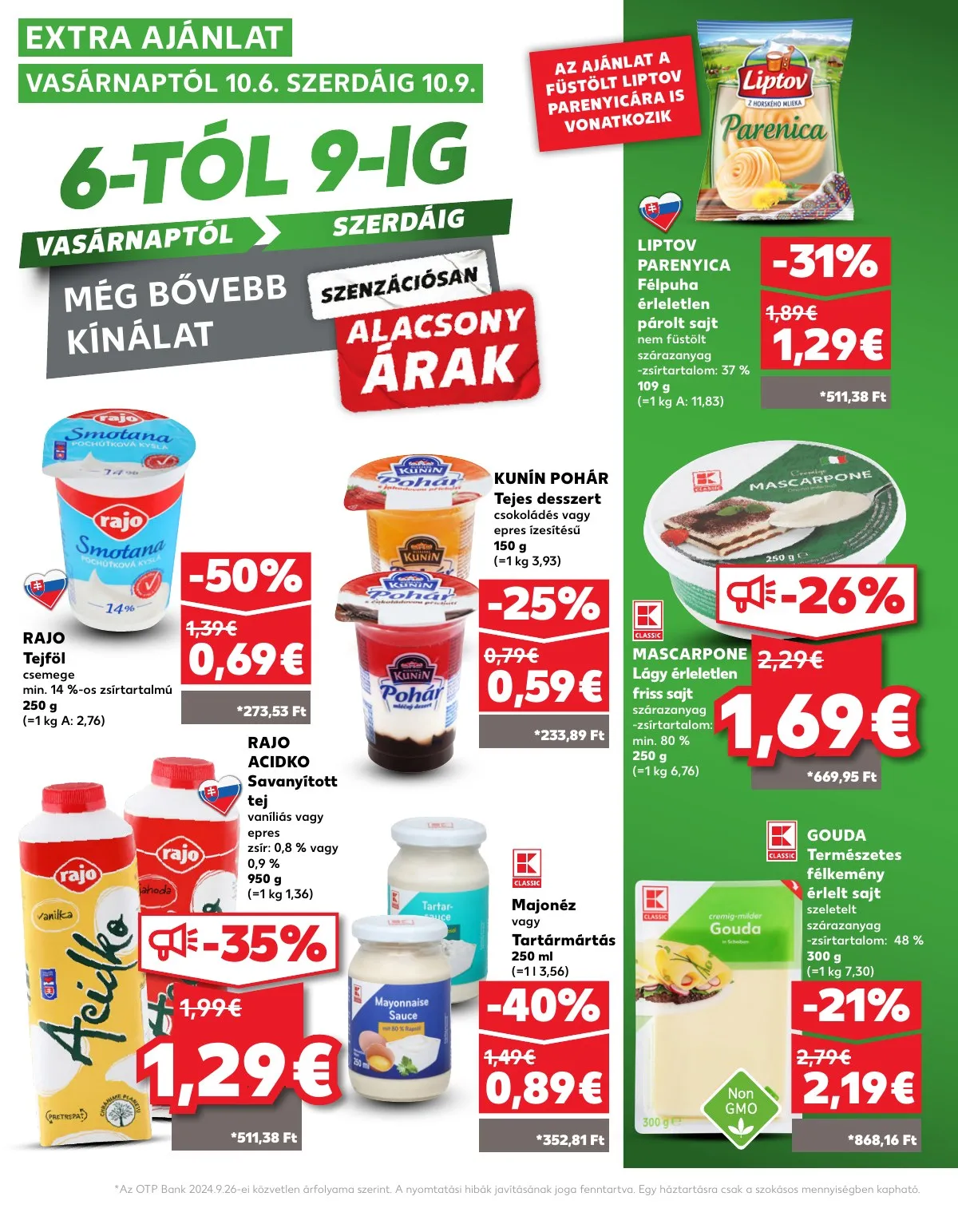 Kaufland akciós újság Losonc Rozsnyo Toketerebes Nagykurtos 10.03–10.09 – 30. oldal