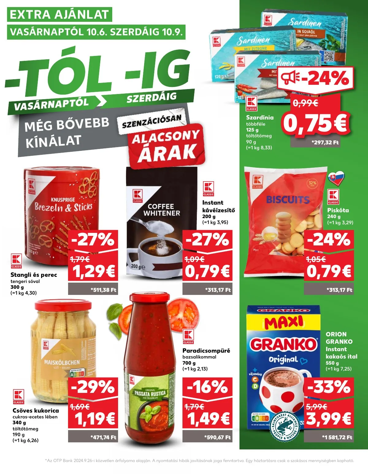 Kaufland akciós újság Losonc Rozsnyo Toketerebes Nagykurtos 10.03–10.09 – 32. oldal