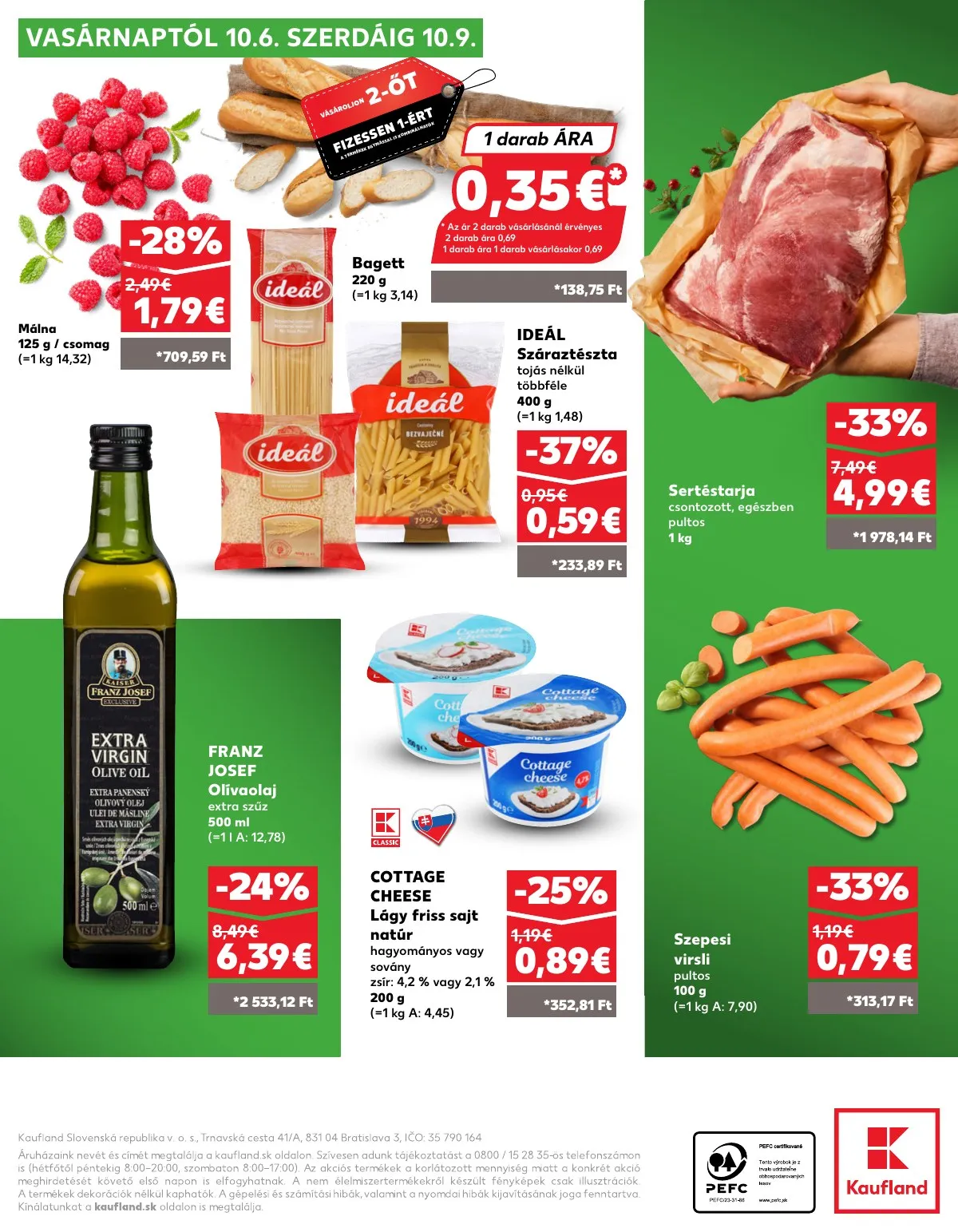 Kaufland akciós újság Losonc Rozsnyo Toketerebes Nagykurtos 10.03–10.09 – 34. oldal
