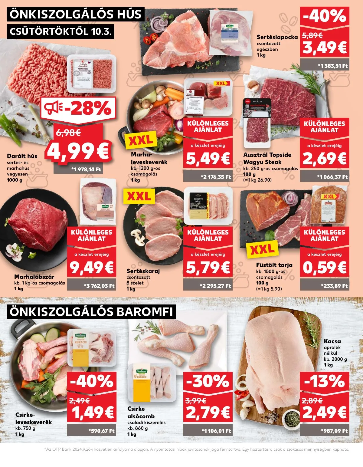 Kaufland akciós újság Losonc Rozsnyo Toketerebes Nagykurtos 10.03–10.09 – 8. oldal