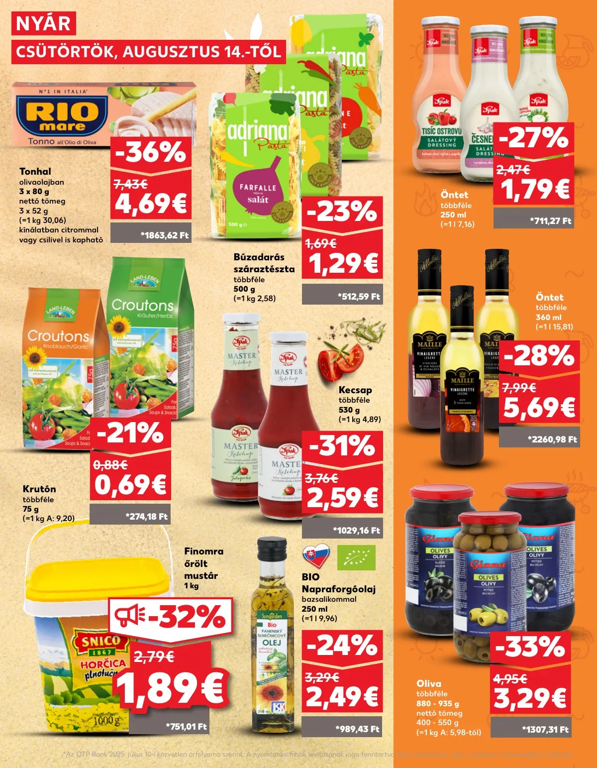 Kaufland akciós újság Losonc Rozsnyo Toketerebes Nagykurtos 08.14–08.20 – 24. oldal