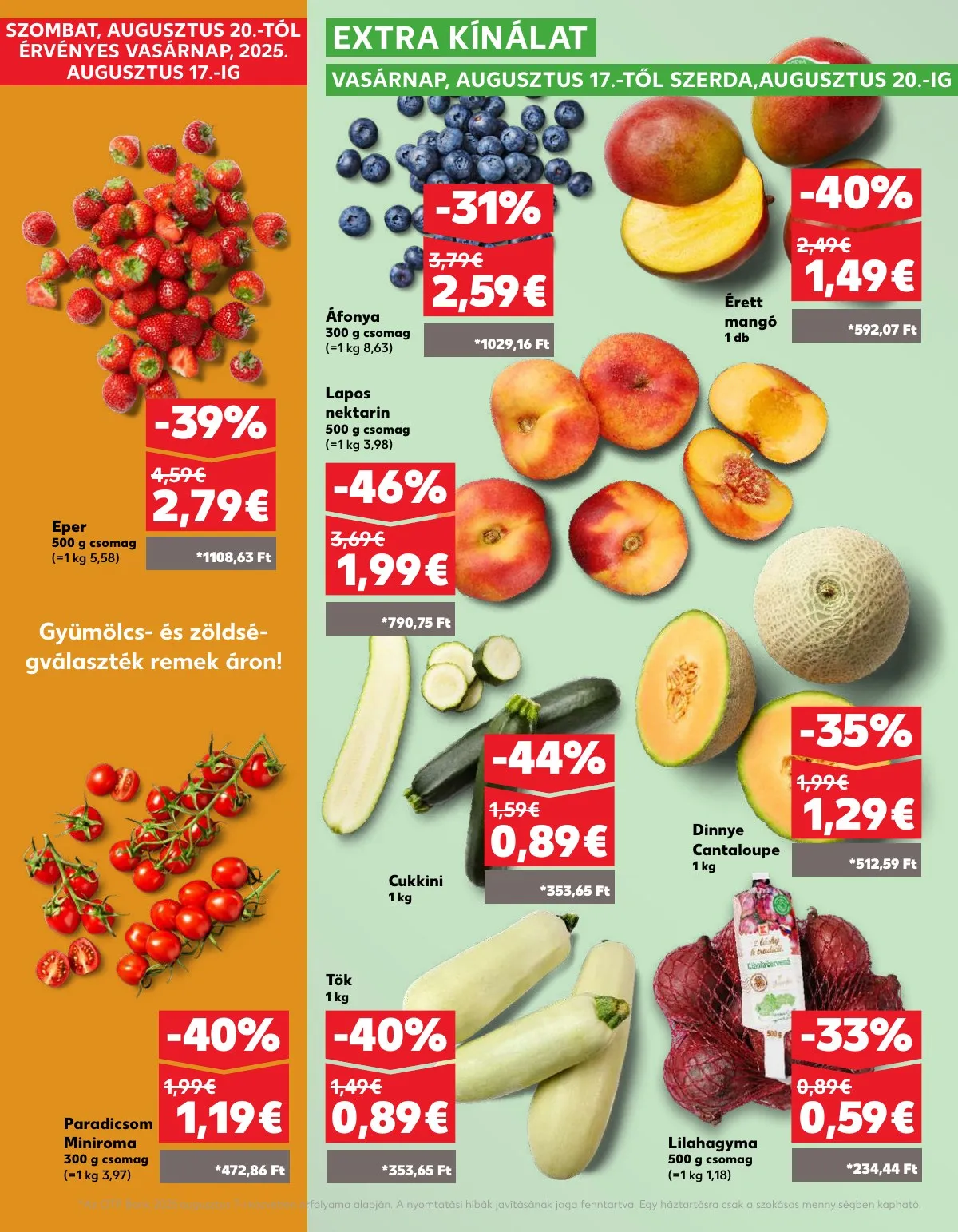 Kaufland akciós újság Losonc Rozsnyo Toketerebes Nagykurtos 08.14–08.20 – 34. oldal