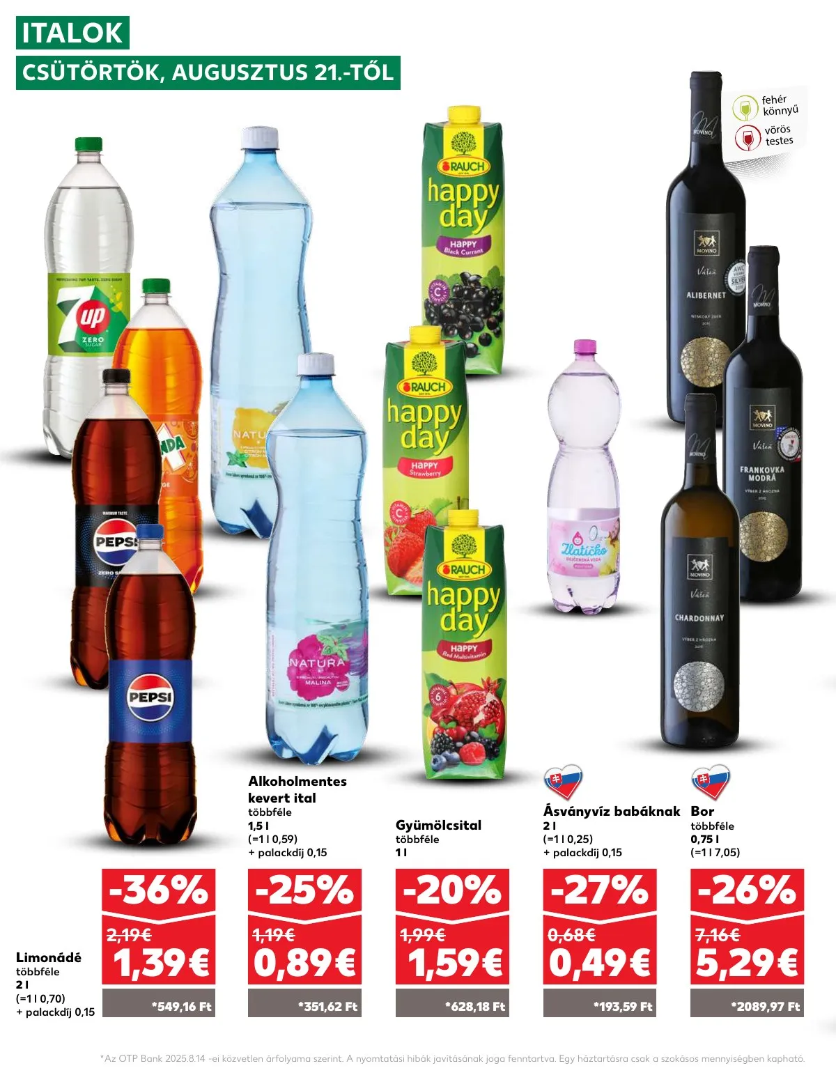Kaufland akciós újság Losonc Rozsnyo Toketerebes Nagykurtos 08.21–08.28 – 30. oldal