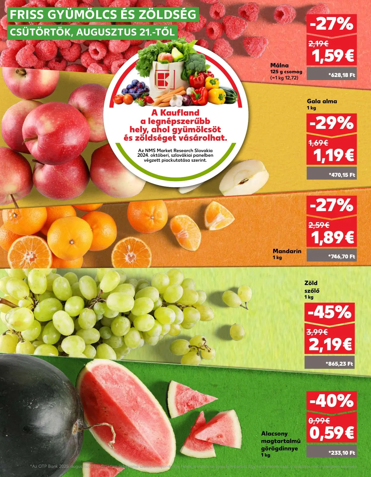 Kaufland akciós újság Losonc Rozsnyo Toketerebes Nagykurtos 08.21–08.28 – 4. oldal