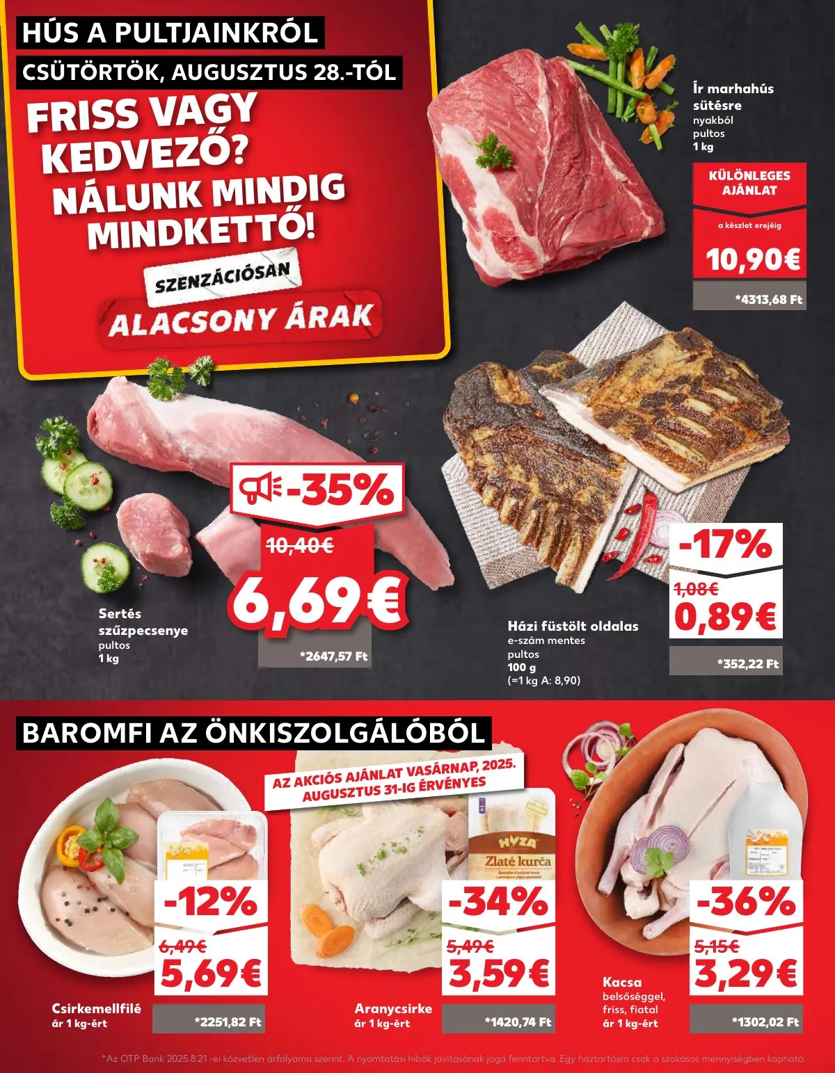 Kaufland akciós újság Losonc Rozsnyo Toketerebes Nagykurtos 08.28–09.03 – 10. oldal