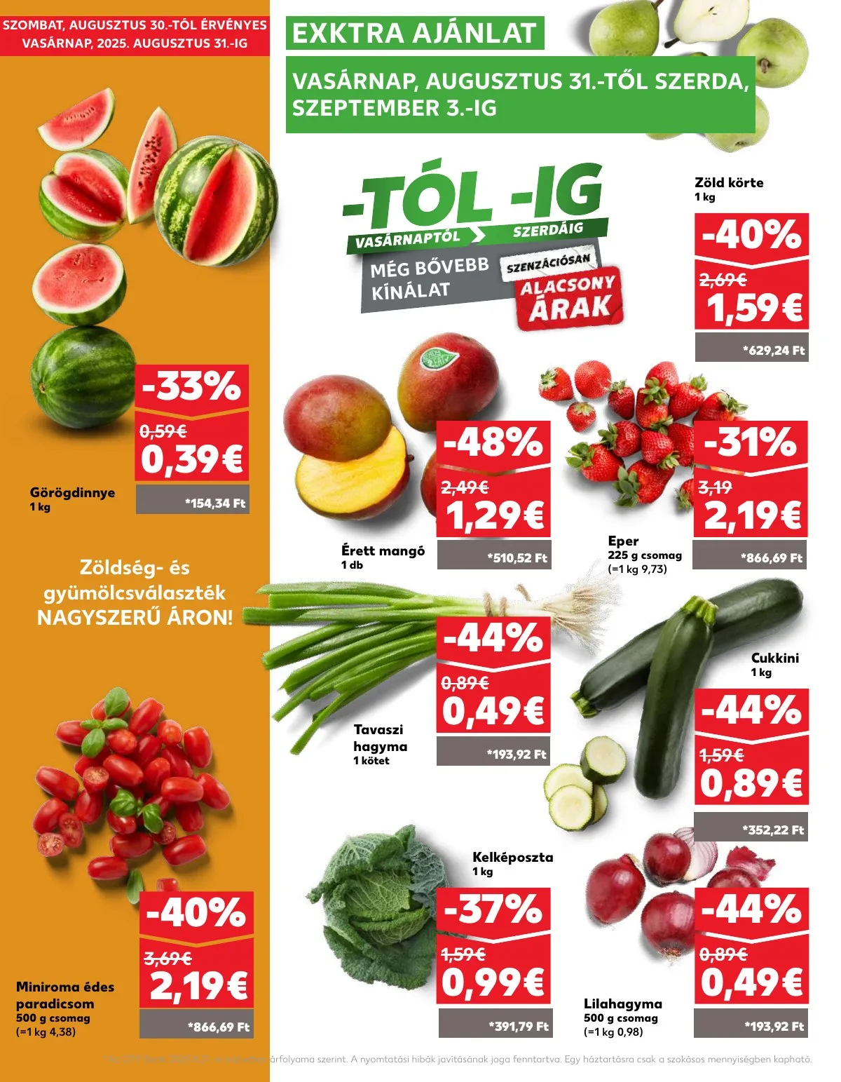 Kaufland akciós újság Losonc Rozsnyo Toketerebes Nagykurtos 08.28–09.03 – 34. oldal
