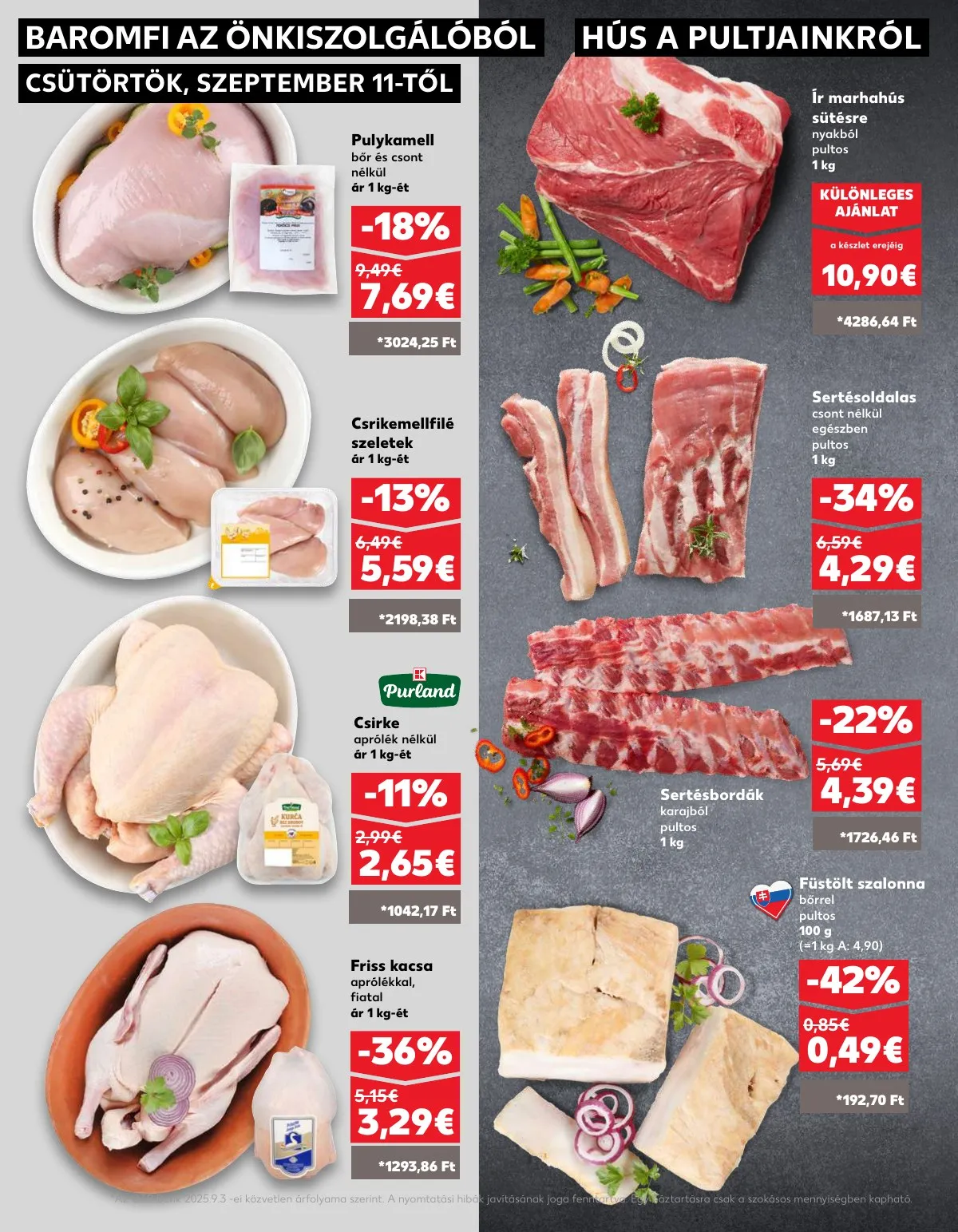 Kaufland akciós újság Losonc Rozsnyo Toketerebes Nagykurtos 09.11–09.17 – 10. oldal