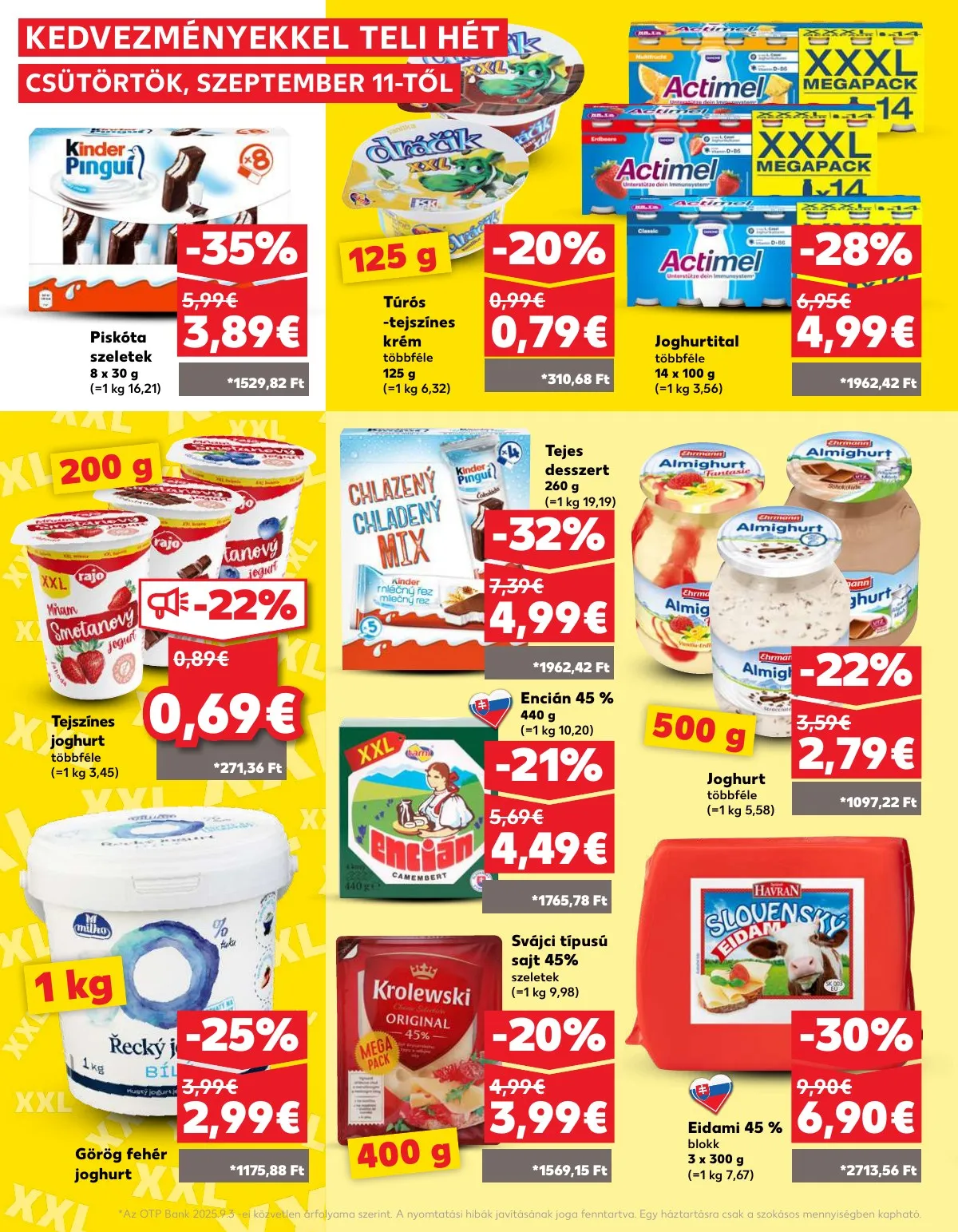 Kaufland akciós újság Losonc Rozsnyo Toketerebes Nagykurtos 09.11–09.17 – 22. oldal