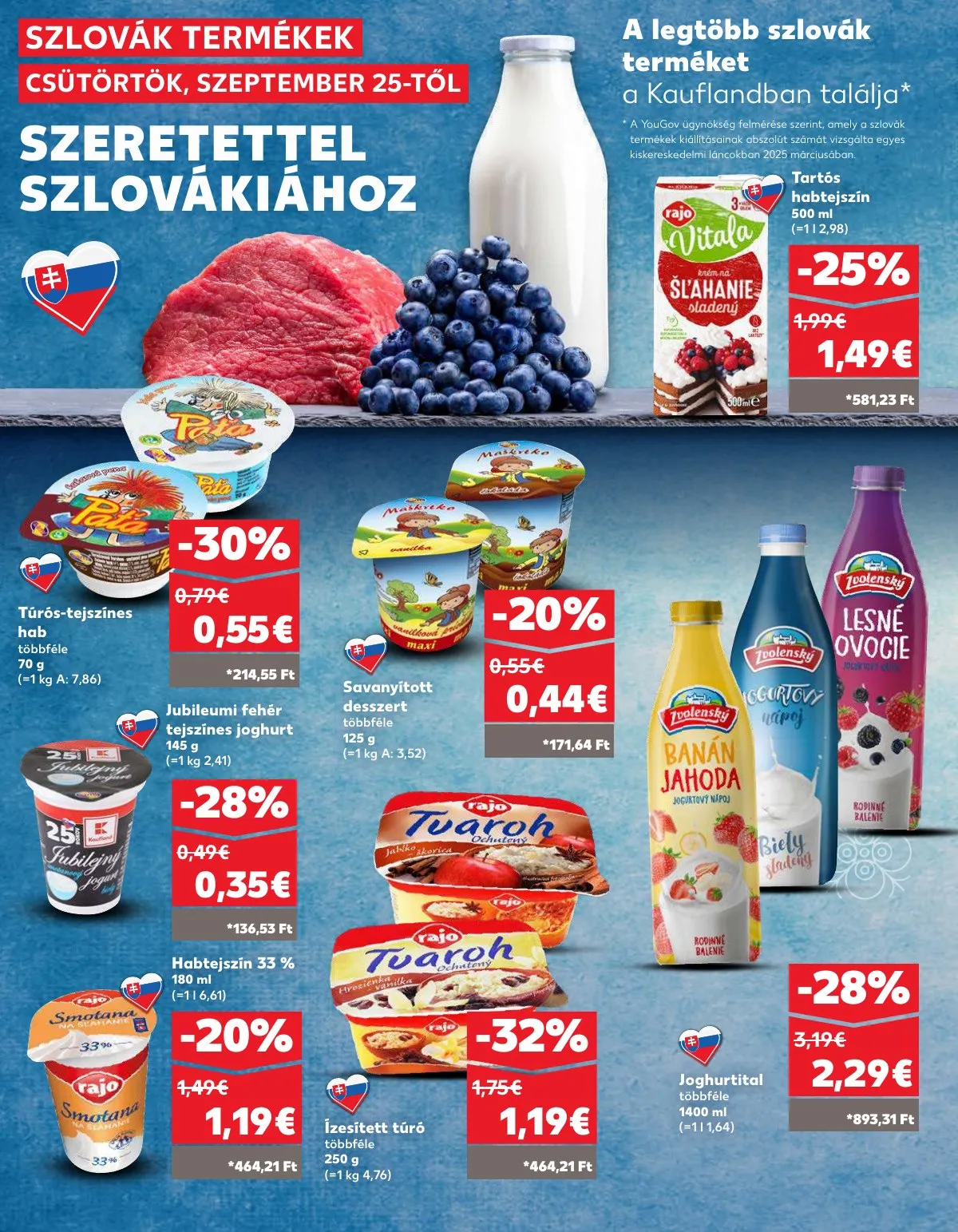 Kaufland akciós újság Losonc Rozsnyo Toketerebes Nagykurtos 09.25–10.01 – 16. oldal