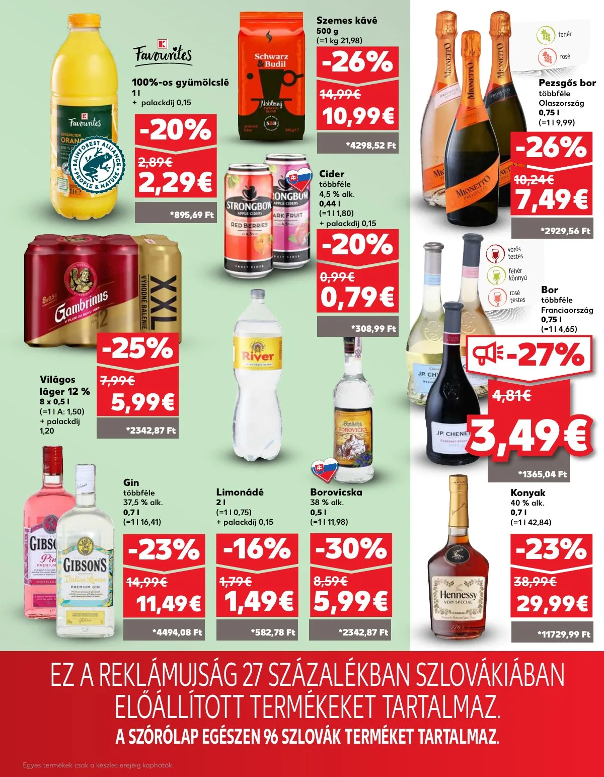 Kaufland akciós újság Losonc Rozsnyo Toketerebes Nagykurtos 10.02–10.08 – 39. oldal