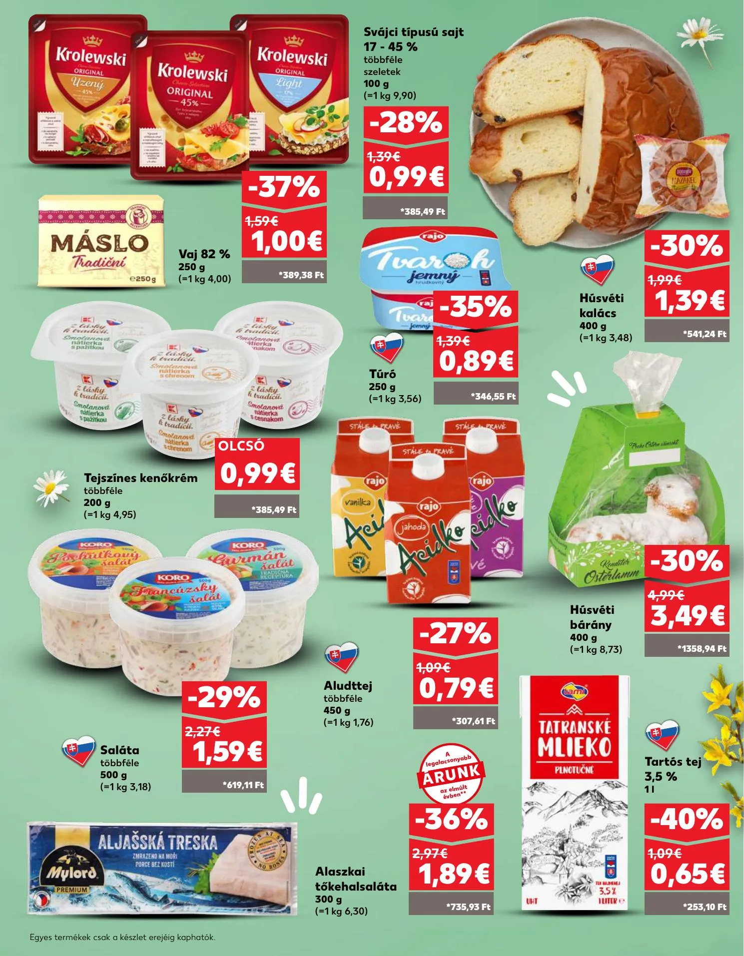Kaufland akciós újság Losonc Rozsnyo Toketerebes Nagykurtos 04.01–04.08 – 13. oldal