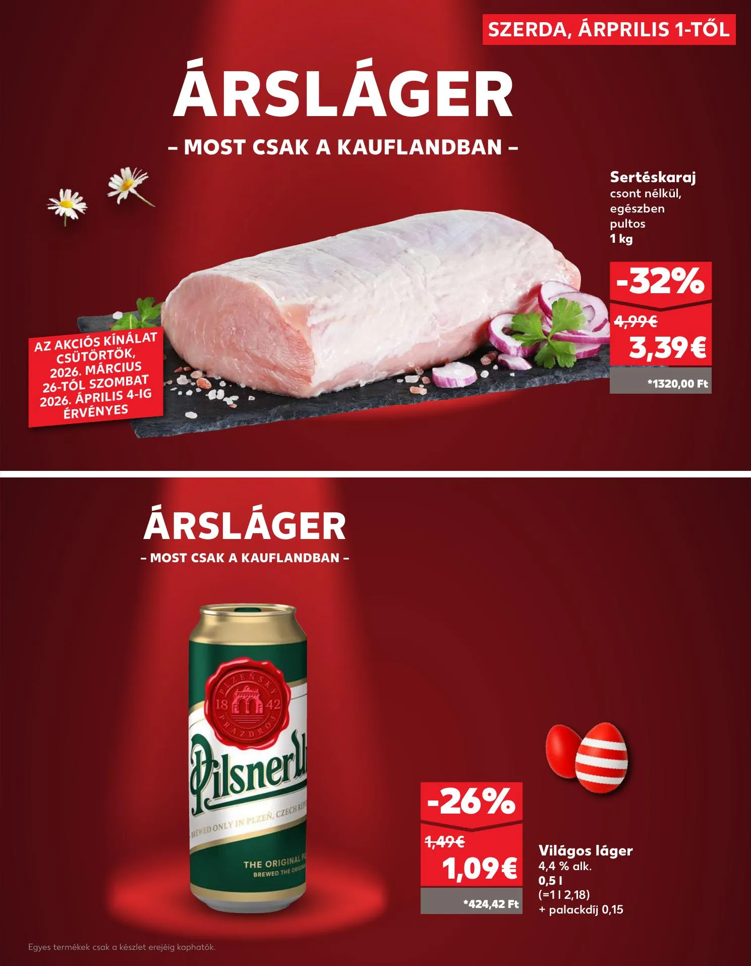 Kaufland akciós újság Losonc Rozsnyo Toketerebes Nagykurtos 04.01–04.08 – 3. oldal