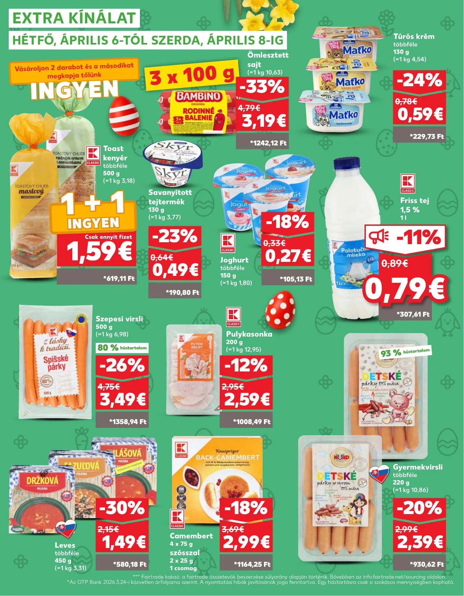 Kaufland akciós újság Losonc Rozsnyo Toketerebes Nagykurtos 04.01–04.08 – 32. oldal