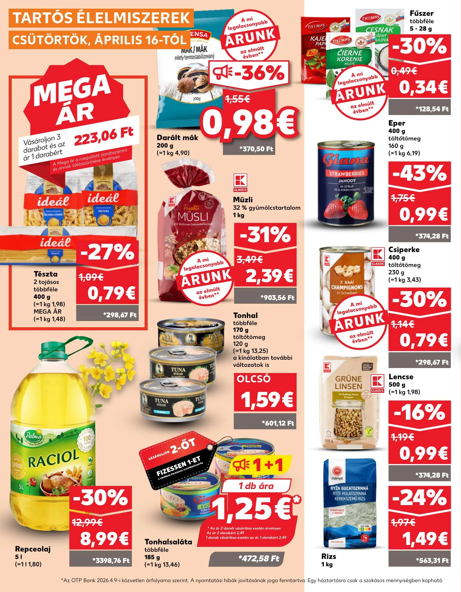 Kaufland akciós újság Losonc Rozsnyo Toketerebes Nagykurtos 04.16–04.22 – 24. oldal