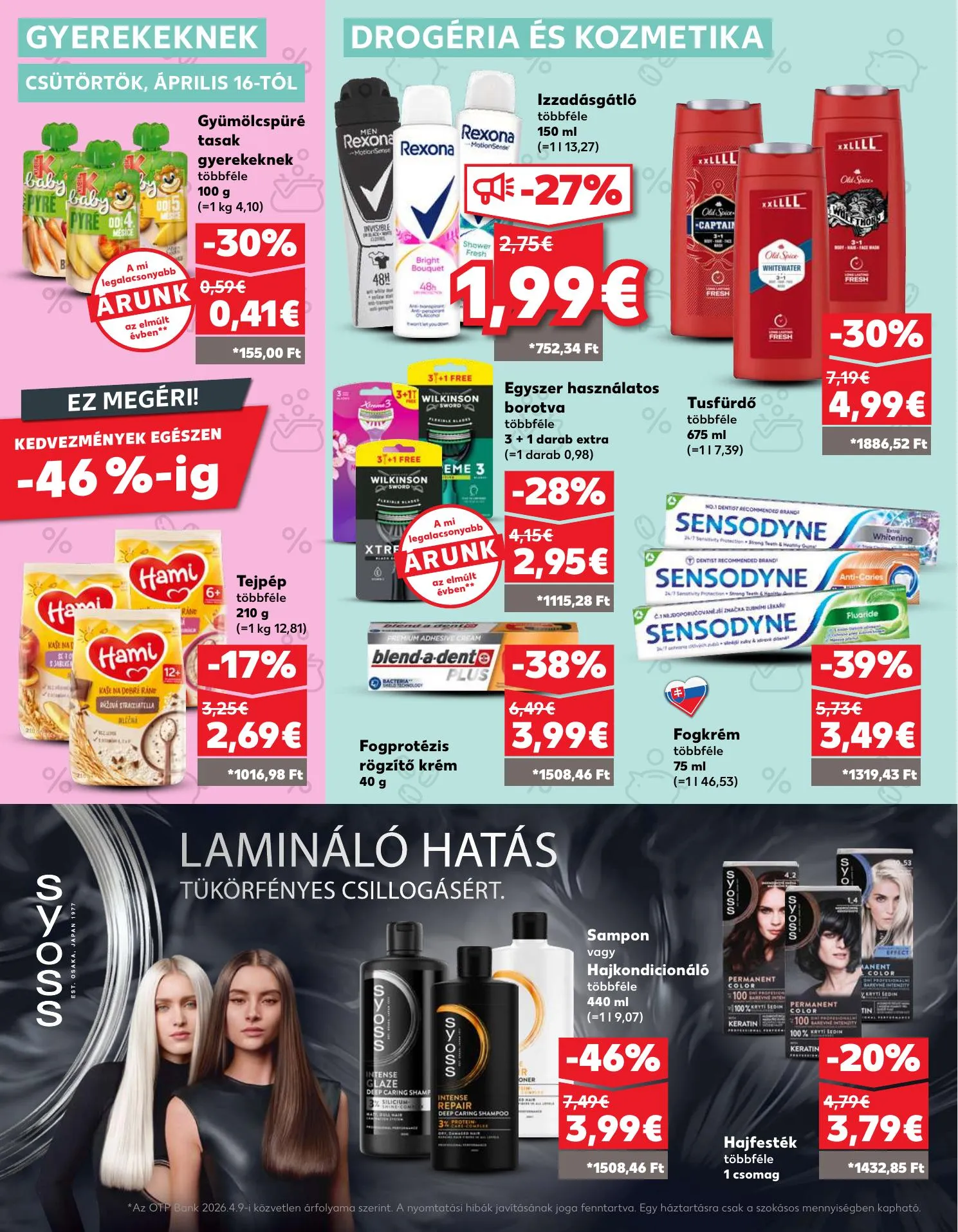 Kaufland akciós újság Losonc Rozsnyo Toketerebes Nagykurtos 04.16–04.22 – 28. oldal