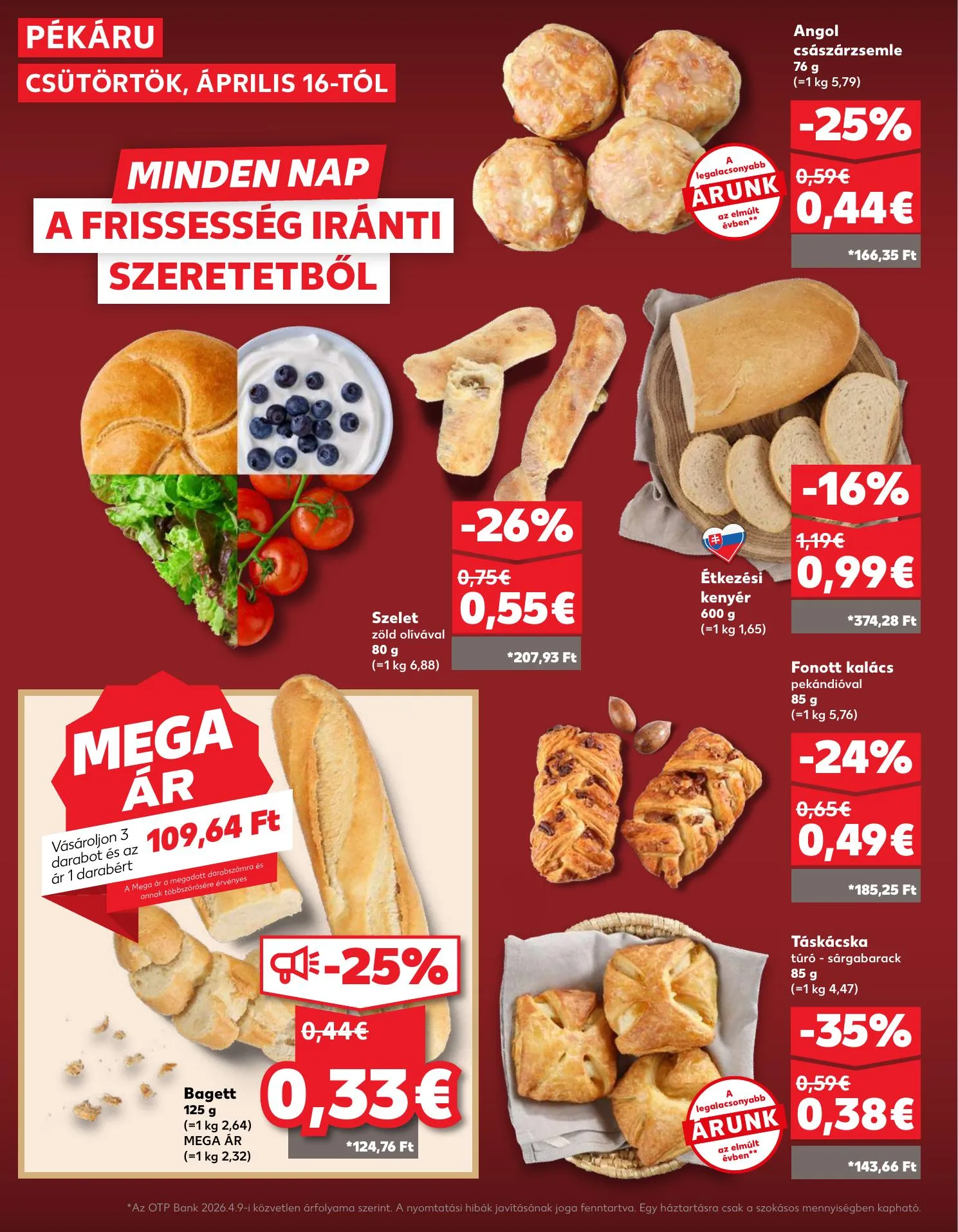 Kaufland akciós újság Losonc Rozsnyo Toketerebes Nagykurtos 04.16–04.22 – 6. oldal